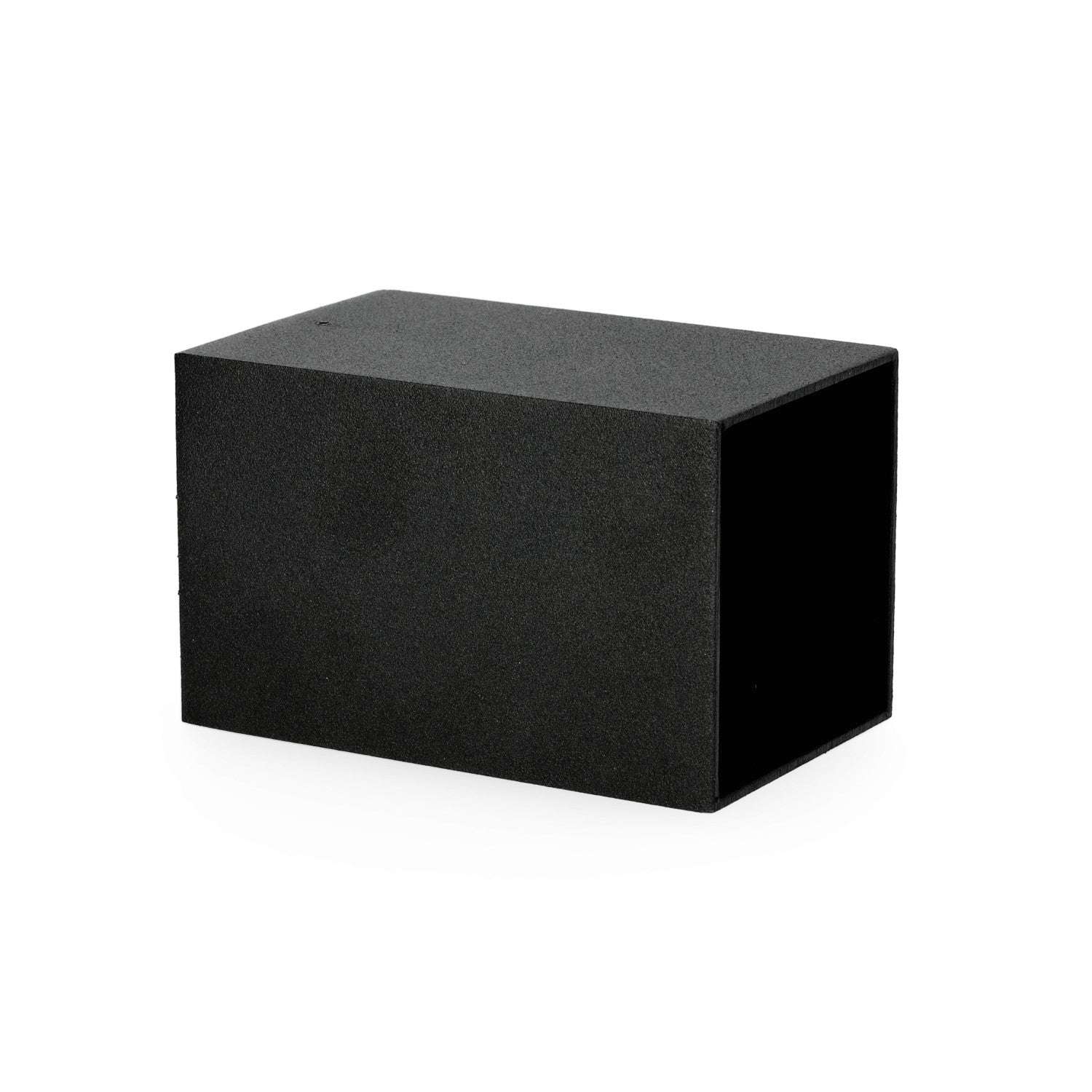 Plafon kwadratowy w kolorze czarnym trzonek GU10 1 punkt światła