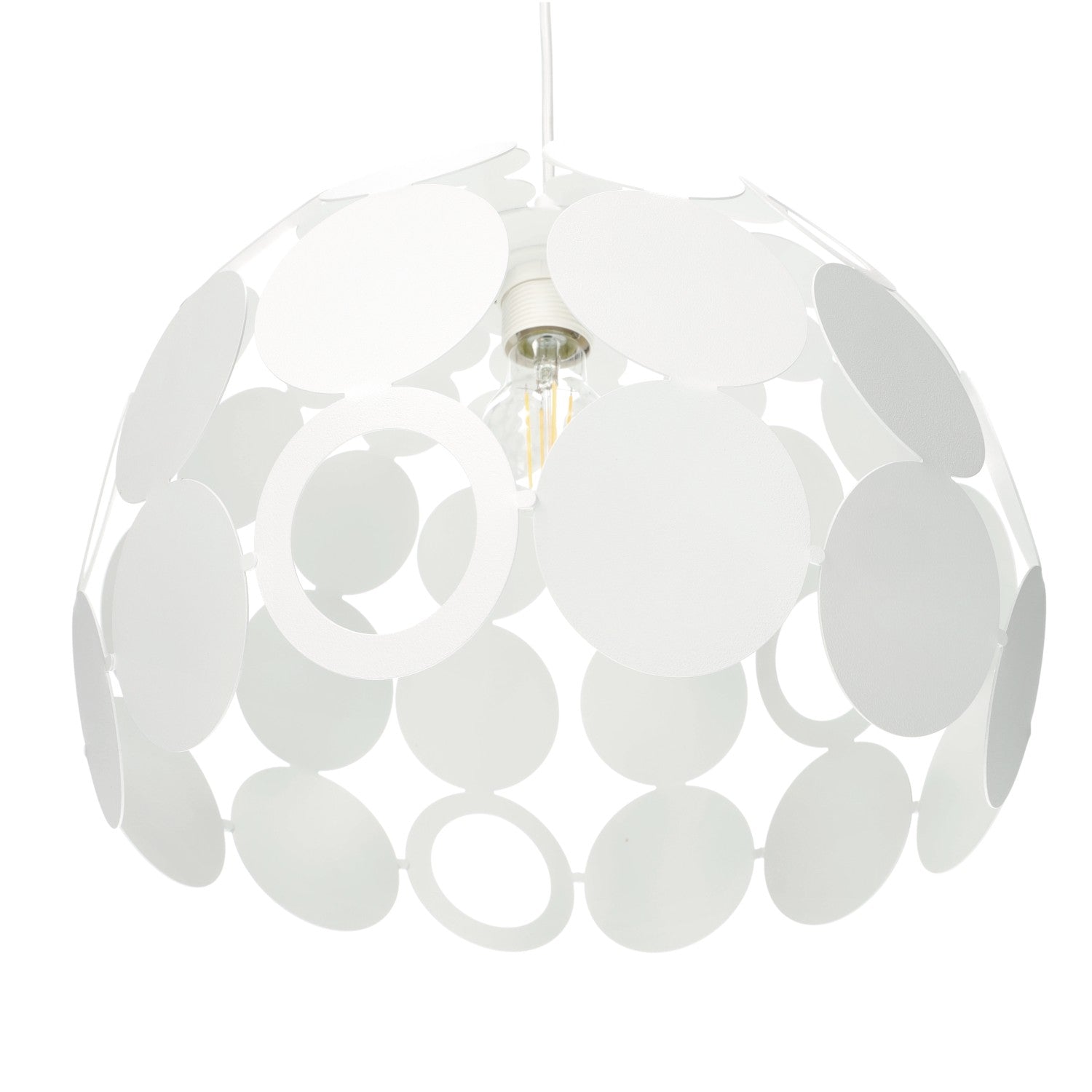 Lampa wisząca koła biała Sigma Lighting KULA M