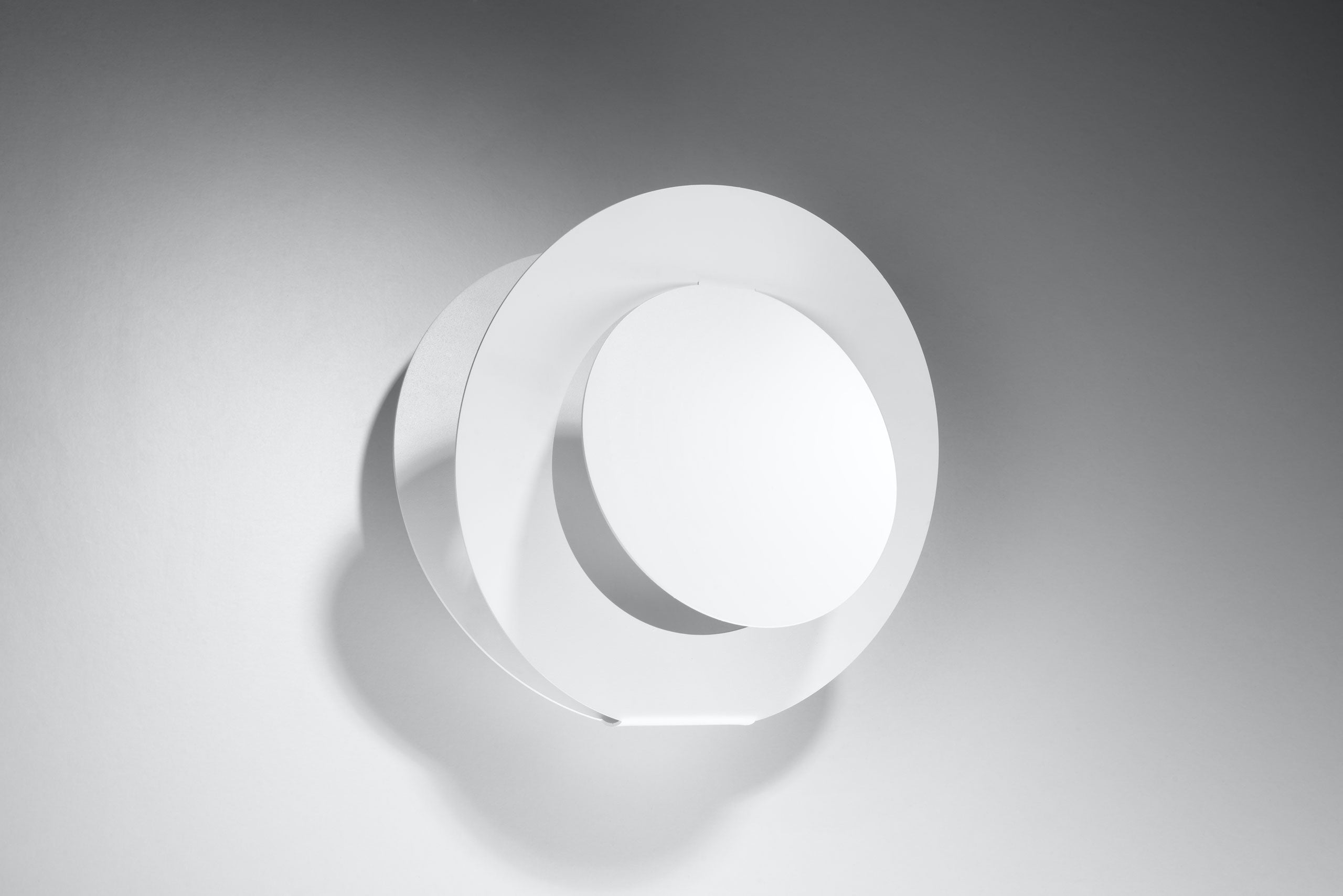 Kinkiet NAZARIA KOŁO Biały G9 minimalistyczny design