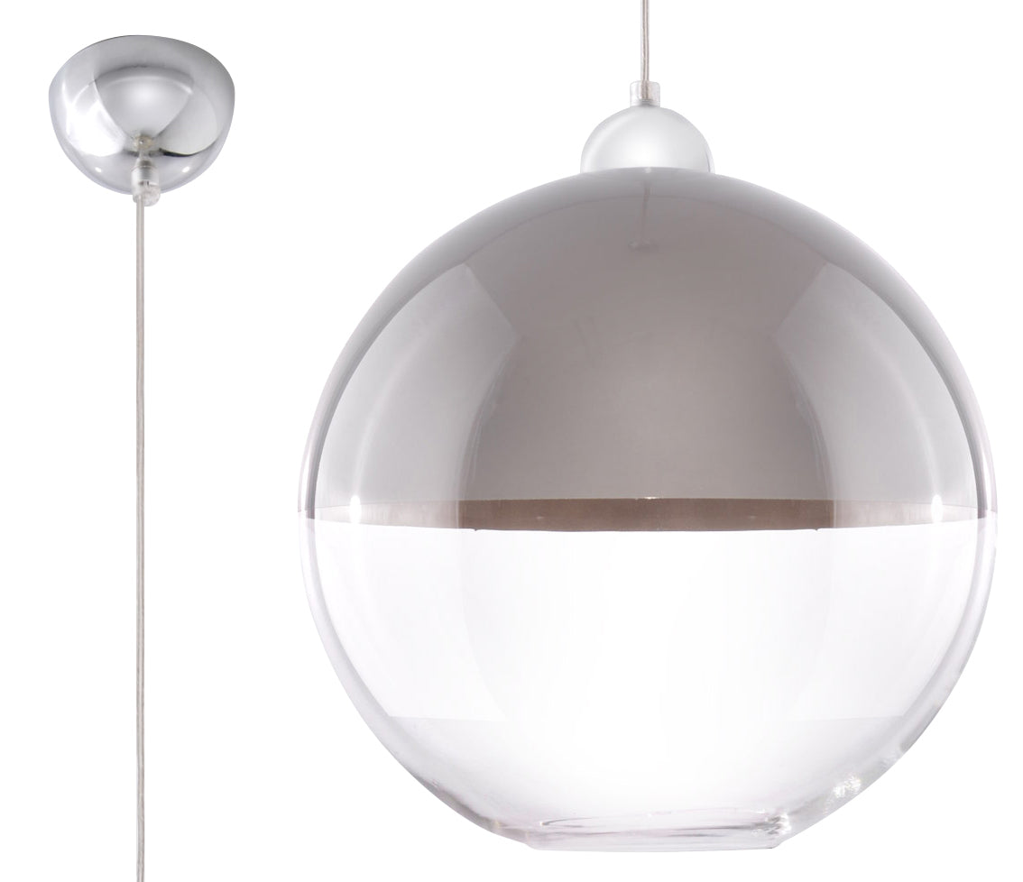 Lampa wisząca GINO szara nowoczesny design