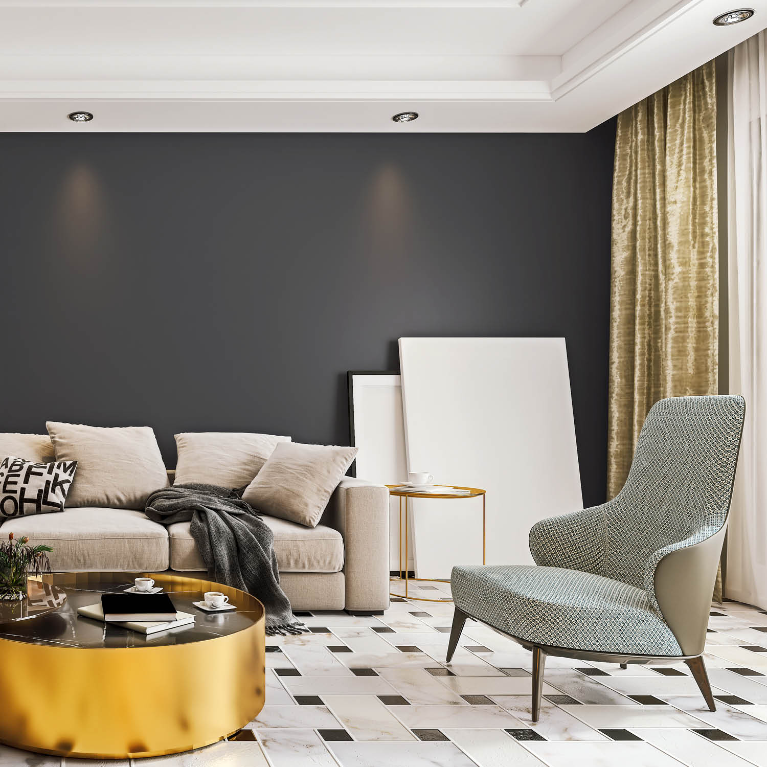 Oprawa oświetleniowa BETONPOINT-R-B SCHWARZ