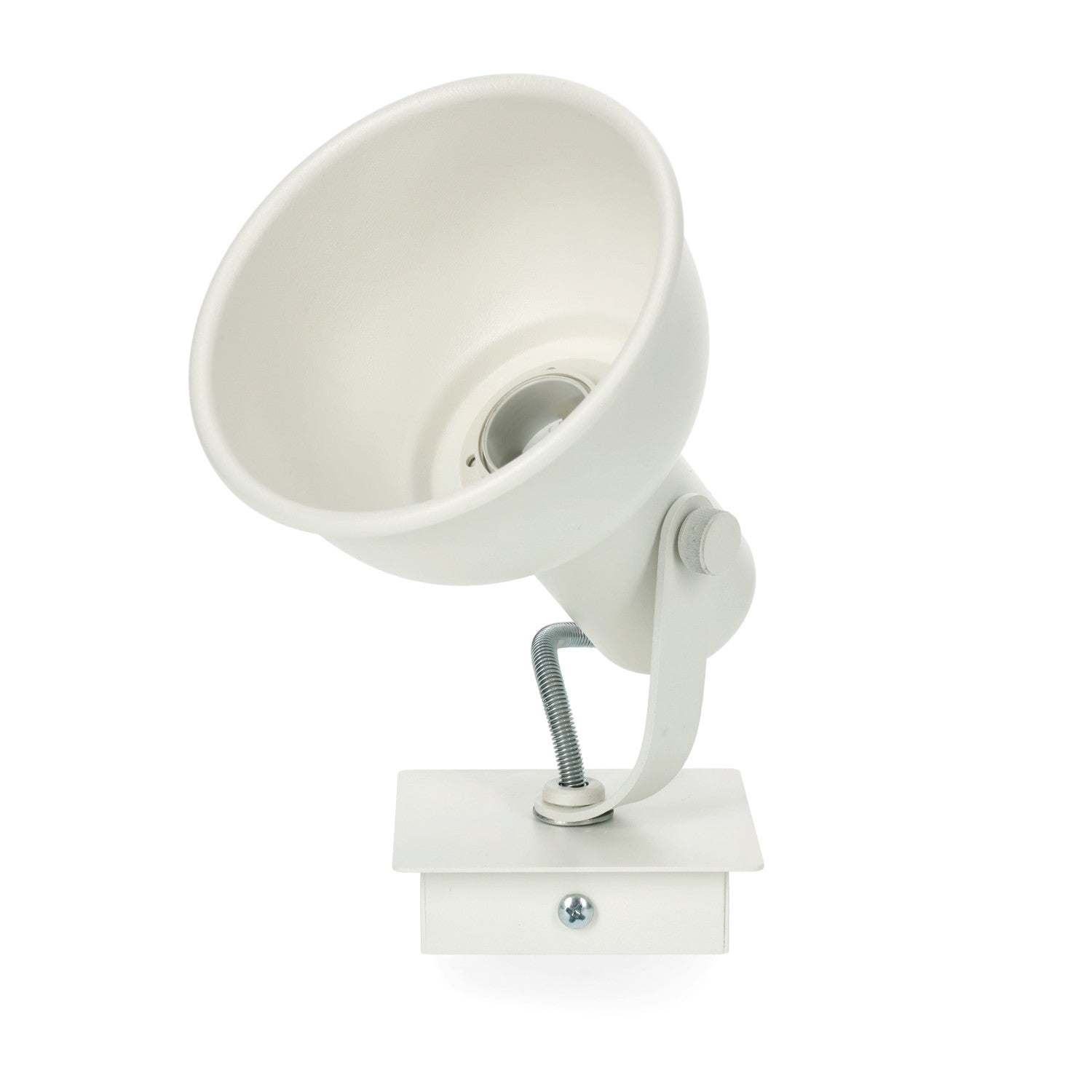 Kinkiet ścienny kolor biały trzonek E14 1 punkt światła