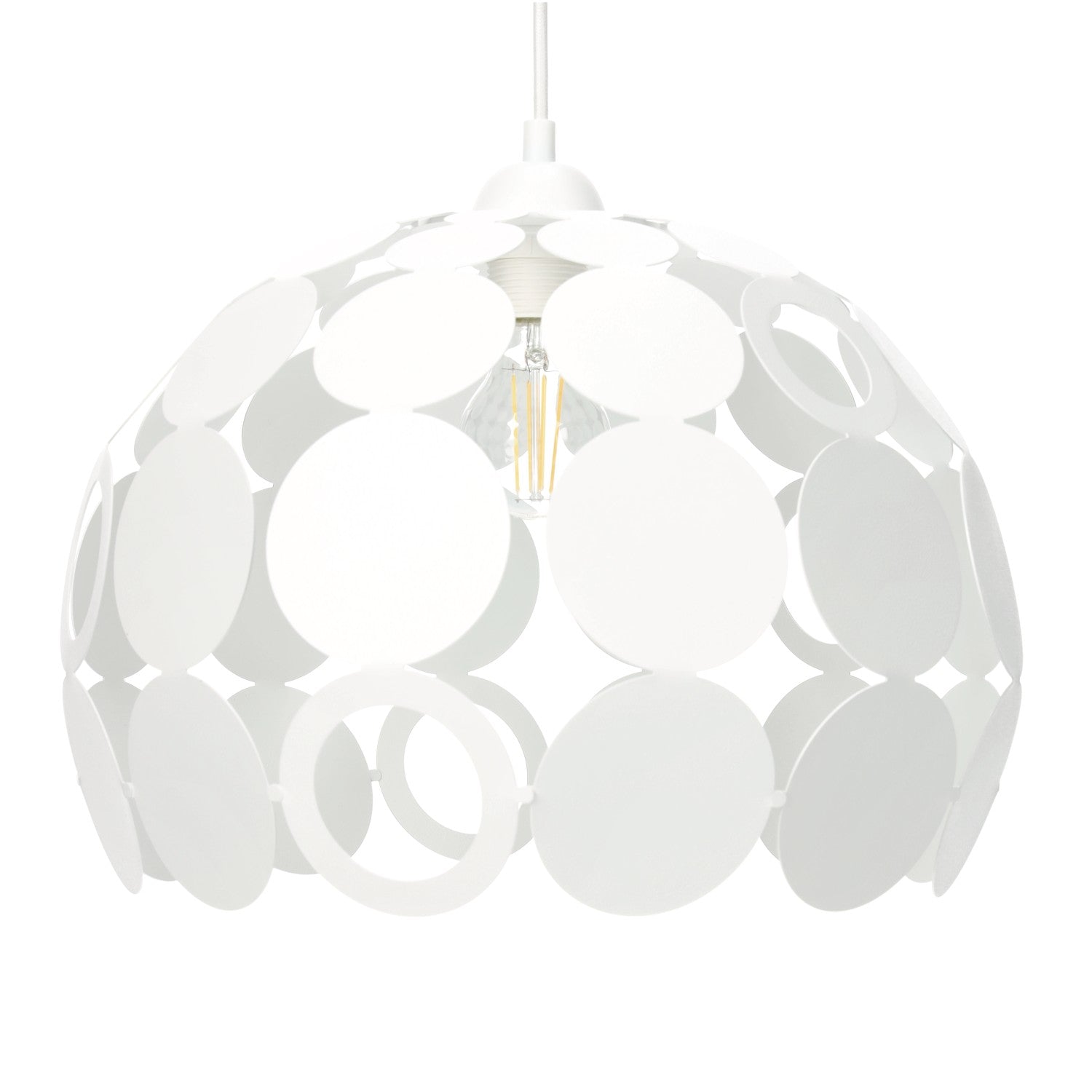 Lampa wisząca koła biała Sigma Lighting KULA M