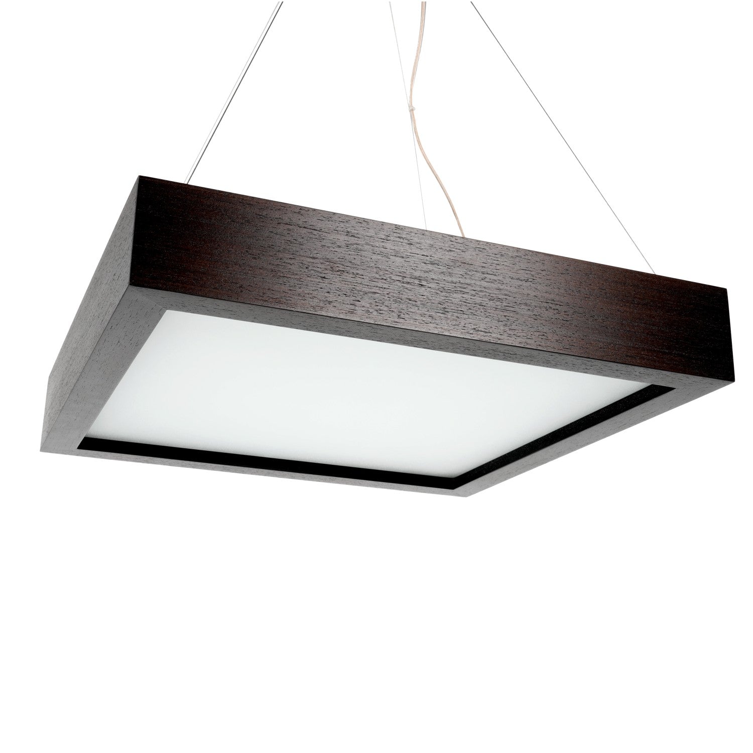 Lampa wisząca odcienie brązu WENGE 4xE27 ZWIS lampa sufitowa regulowana