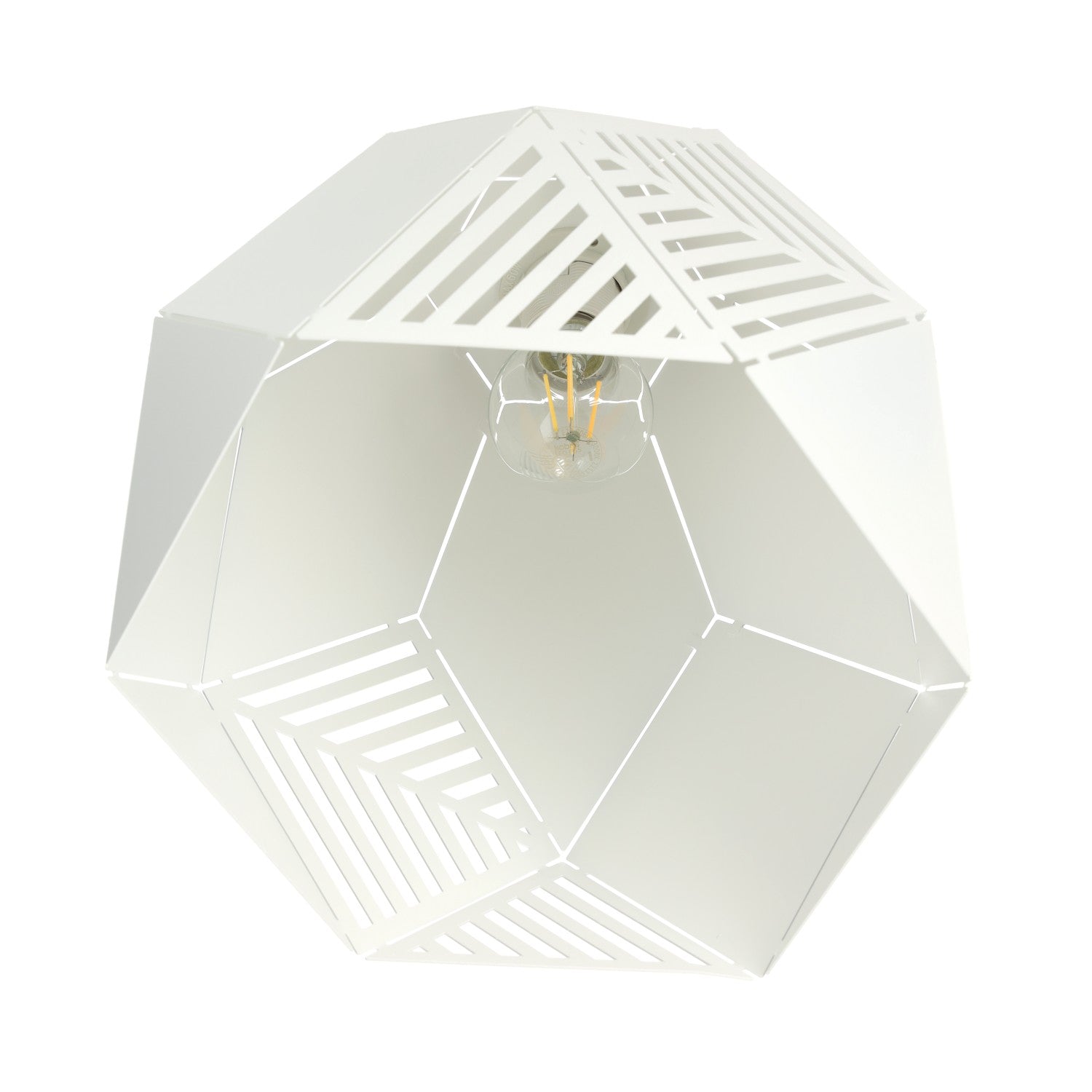 Lampa wisząca HONGKONG M biała