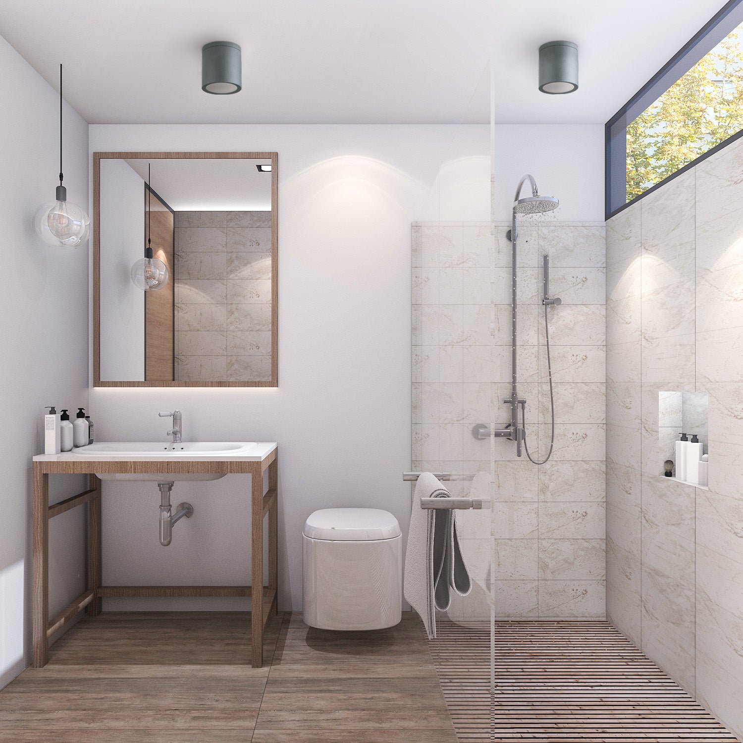 Lampa Elewacyjna QUAZAR 18 1xGU10 TUBA Zewnętrza wodoodporna szara