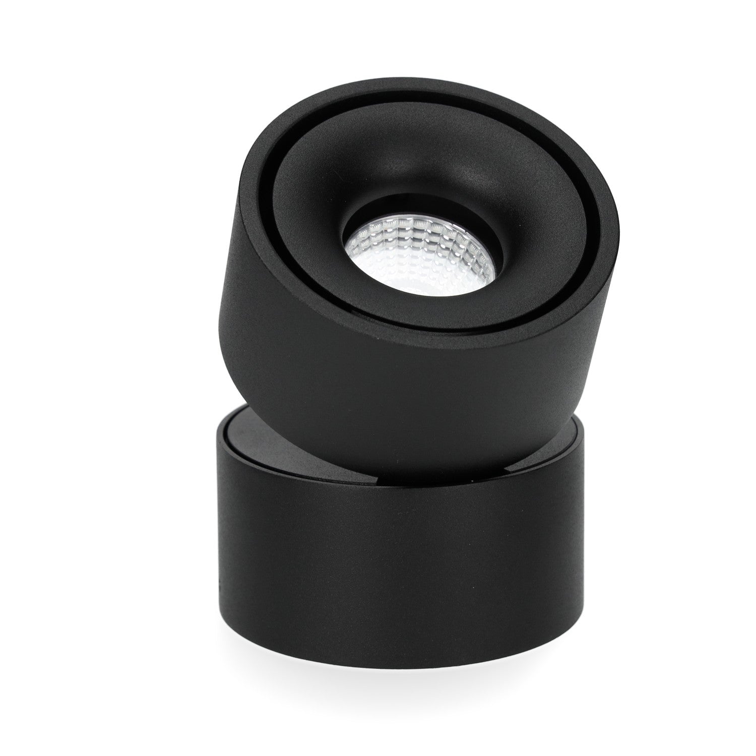 Czarna Oprawa Sufitowa LED 13,5W Ruchoma Barwa Ciepłobiała