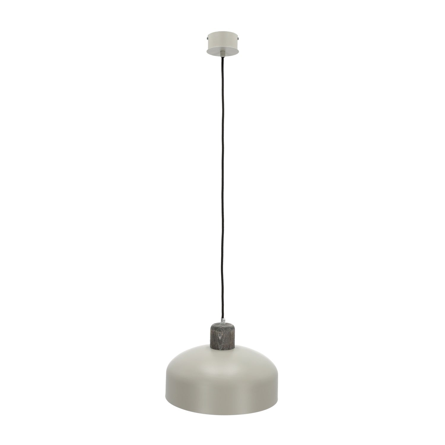 Lampa wisząca loftowa metalowy szaro-czarna Sigma Lighting WAWA