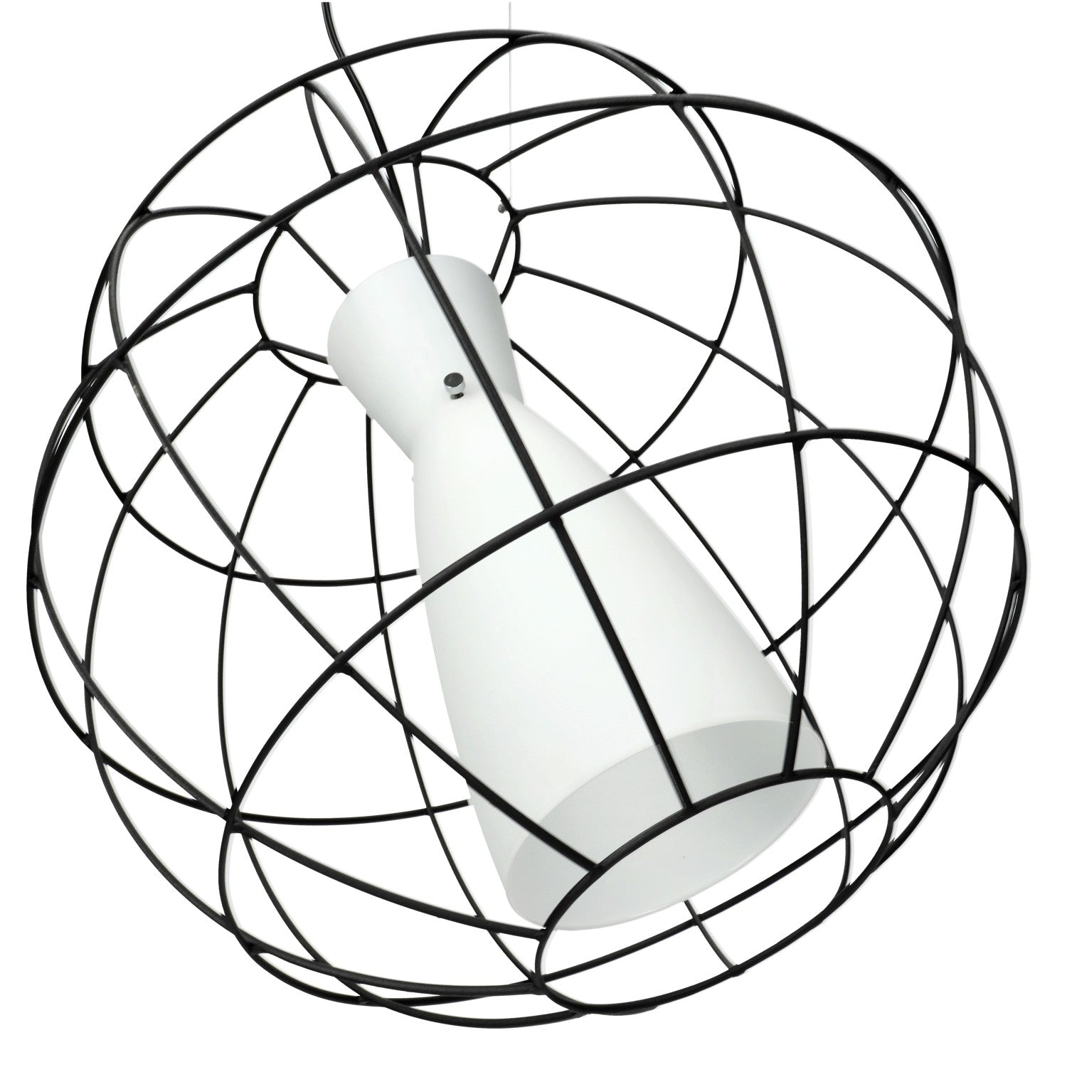 Lampa wisząca w kolorze czarnym ZWIS 1 PŁ trzonek E27 1 punkt światła