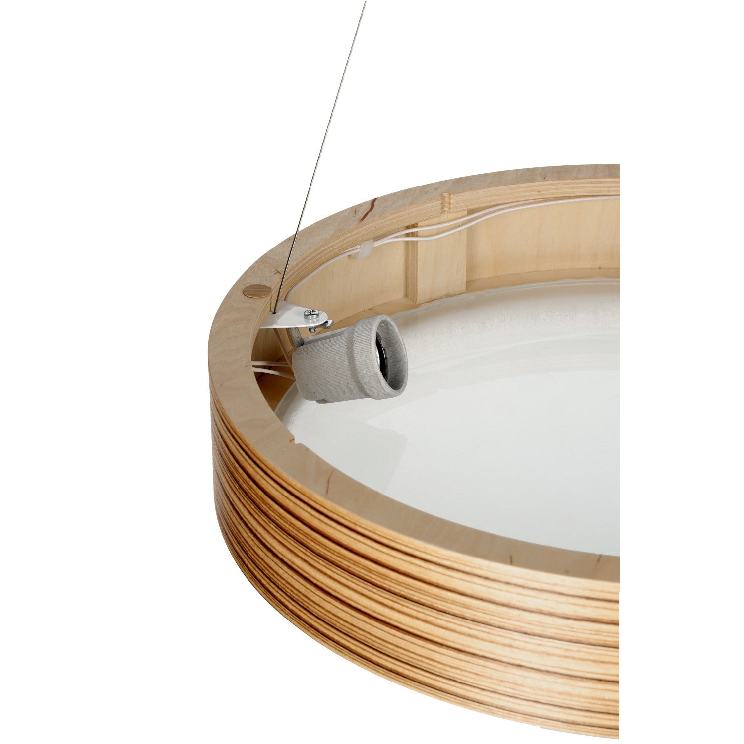 Lampa wisząca okrągła ZWIS 3x23W E27 odcienie brązu REGULOWANA