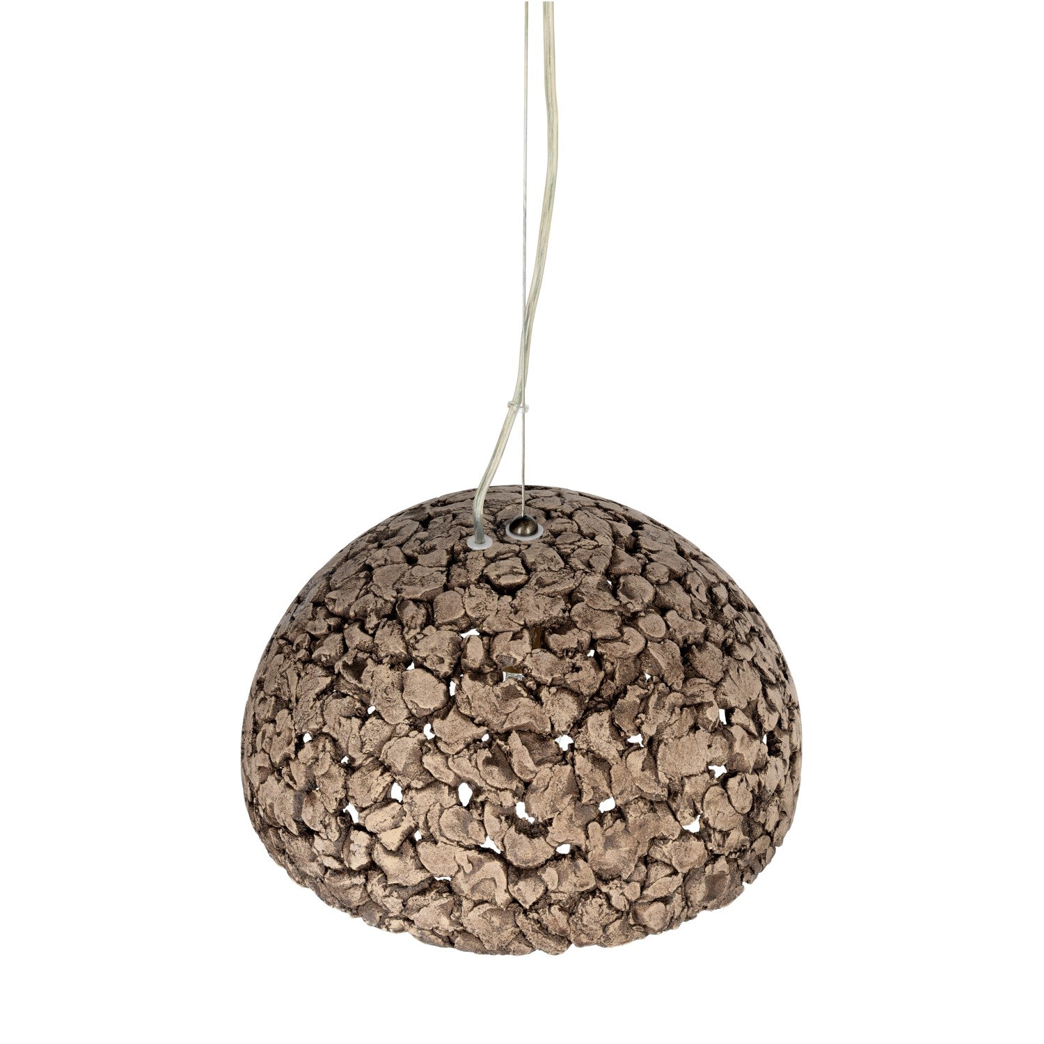 Lampa wisząca E27 CIEMNY SZAMOT okrągły klosz REGULOWANA WYSOKOŚĆ