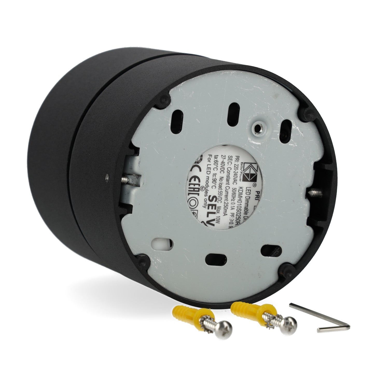 Czarna Oprawa Sufitowa Ruchoma LED 10,5W 3000K Barwa Ciepła