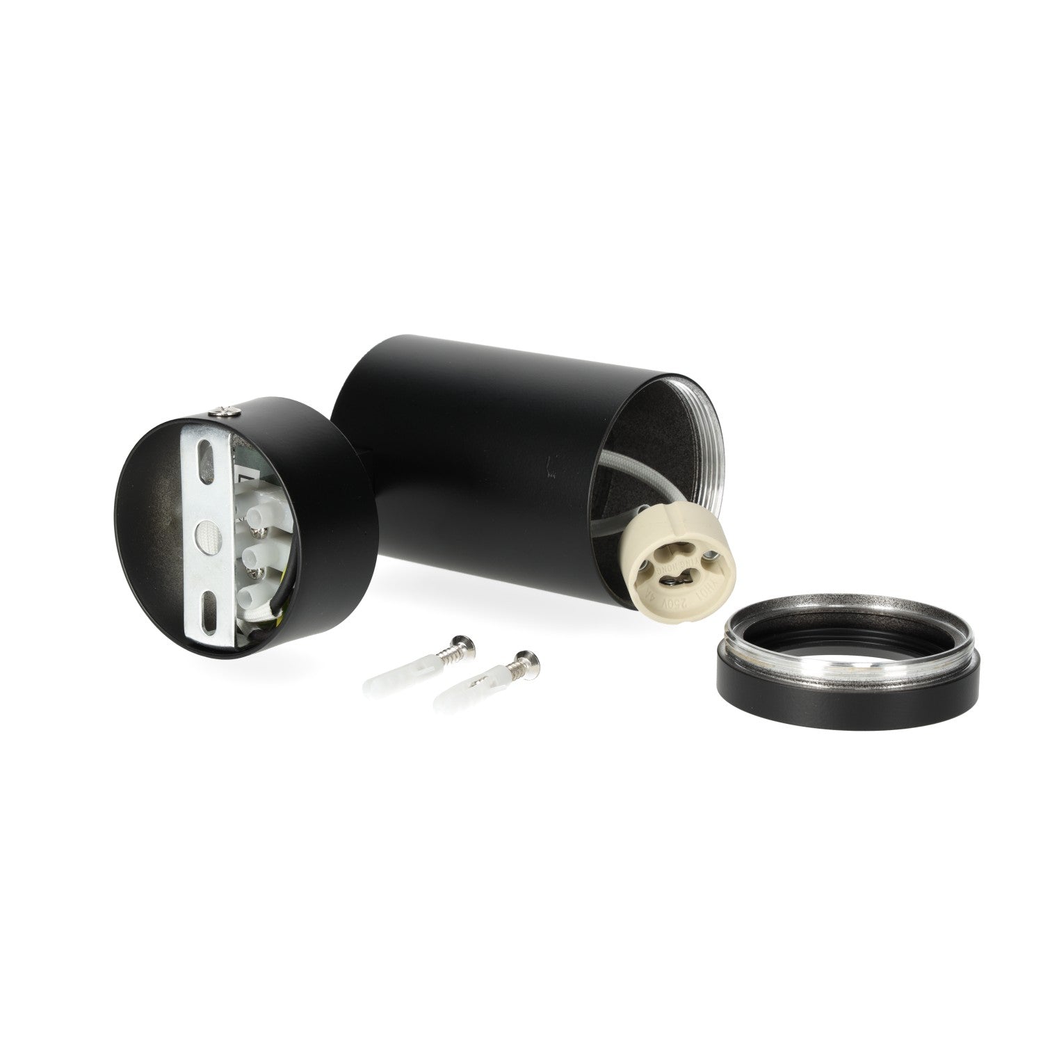 Ruchoma Oprawa ścienno-sufitowa Punktowa CZARNA Kinkiet na GU10