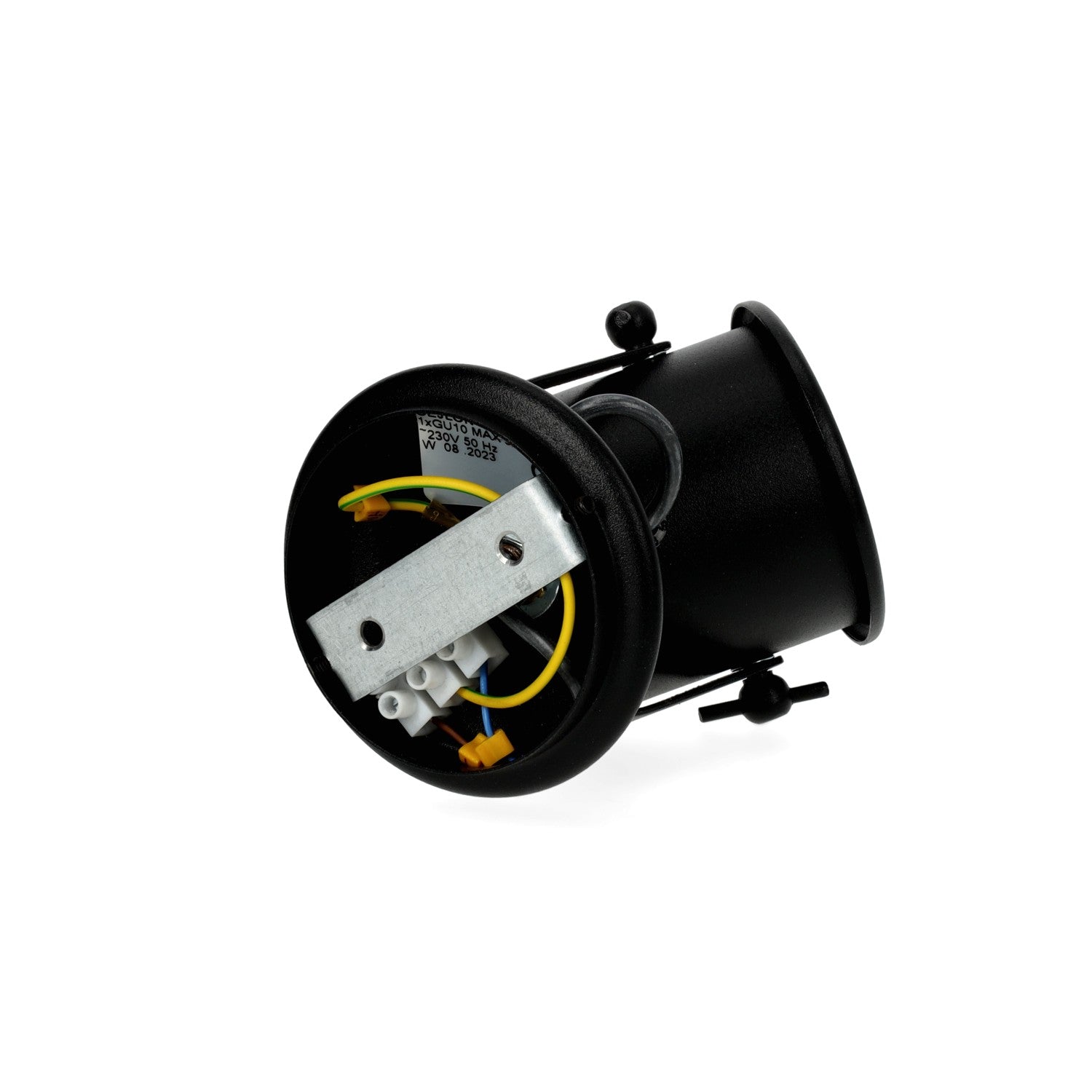 Plafon sufitowy czarny mat trzonek GU10 1 punkt światła