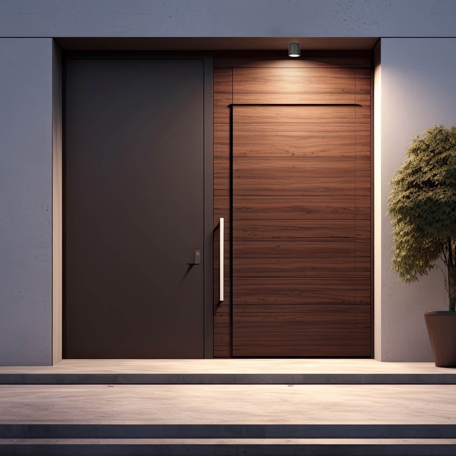 Lampa Elewacyjna QUAZAR 18 1xGU10 TUBA Zewnętrza wodoodporna szara