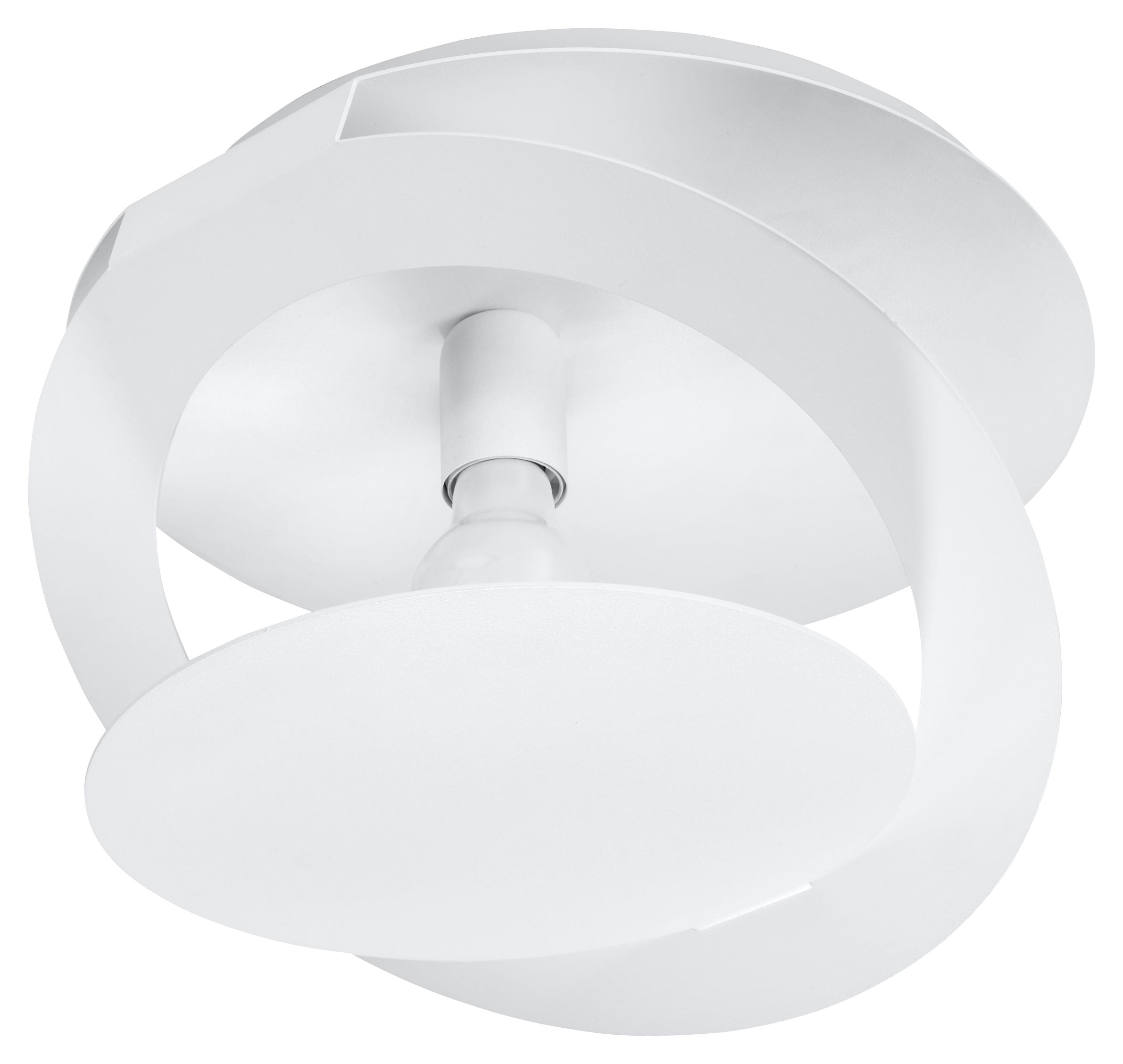 Plafon NAZARIA KOŁO Biały E27 minimalistyczny design