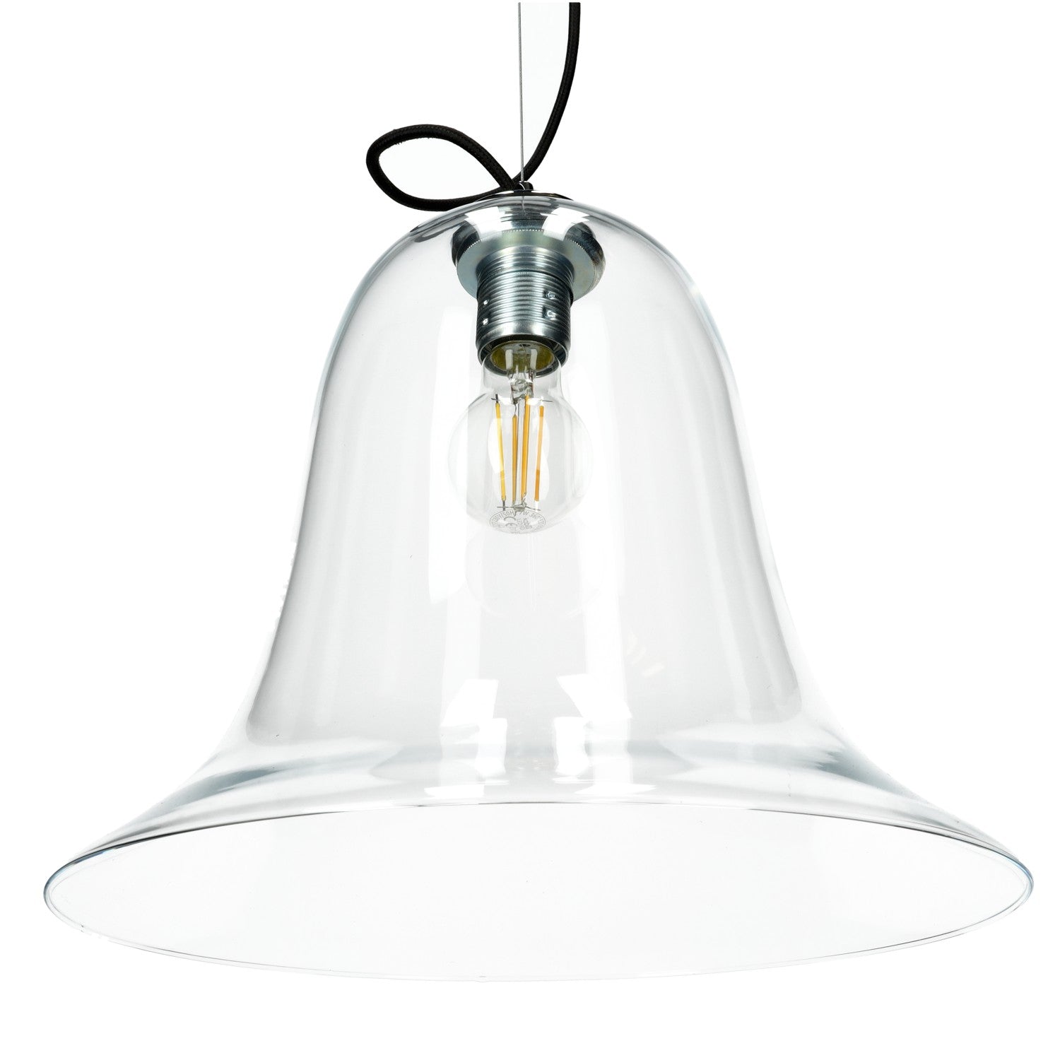 Lampa wisząca ZWIS 1 PŁ PRZEZROCZYSTY KLOSZ 1 punkt światła