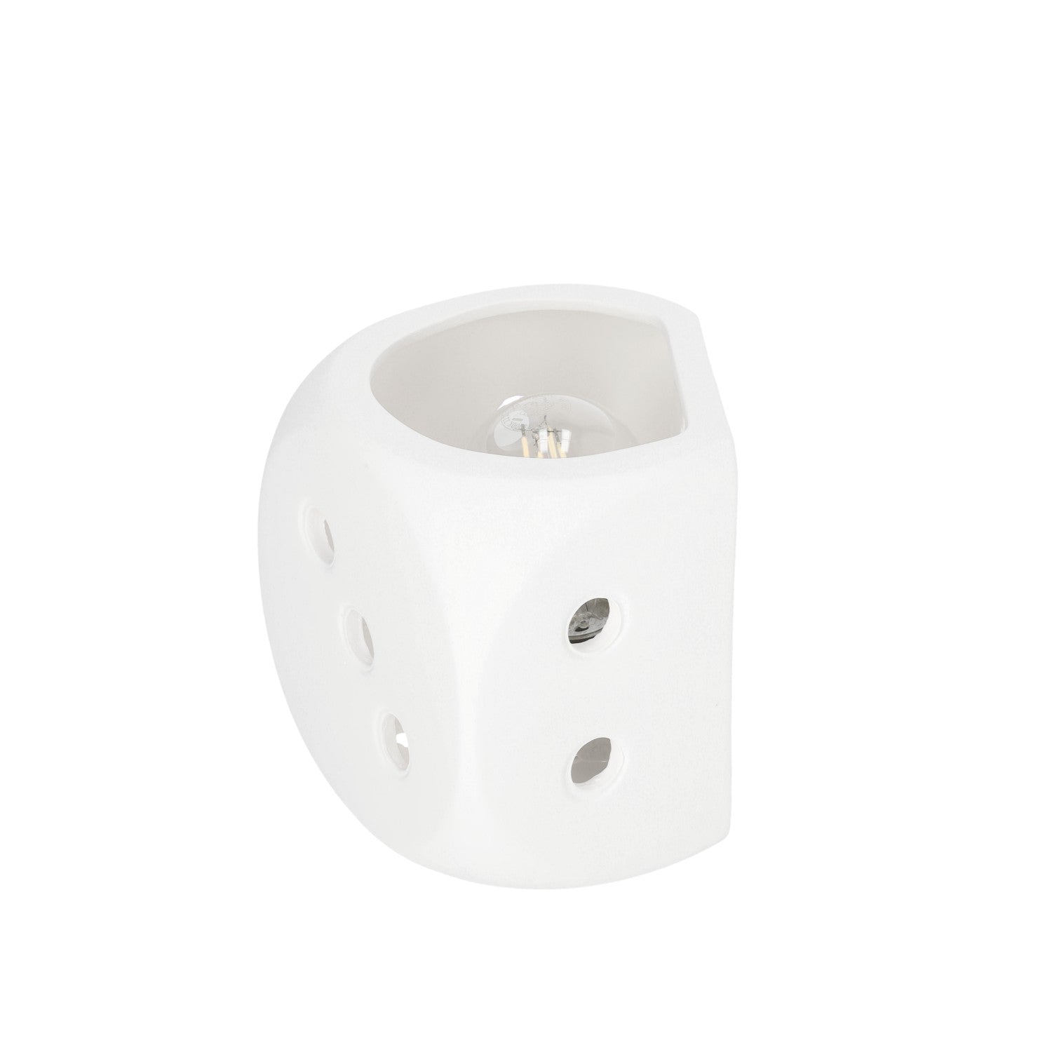 Kinkiet KOSTKA DO GRY biały 1x60W E27 do pokoju dziecięcego