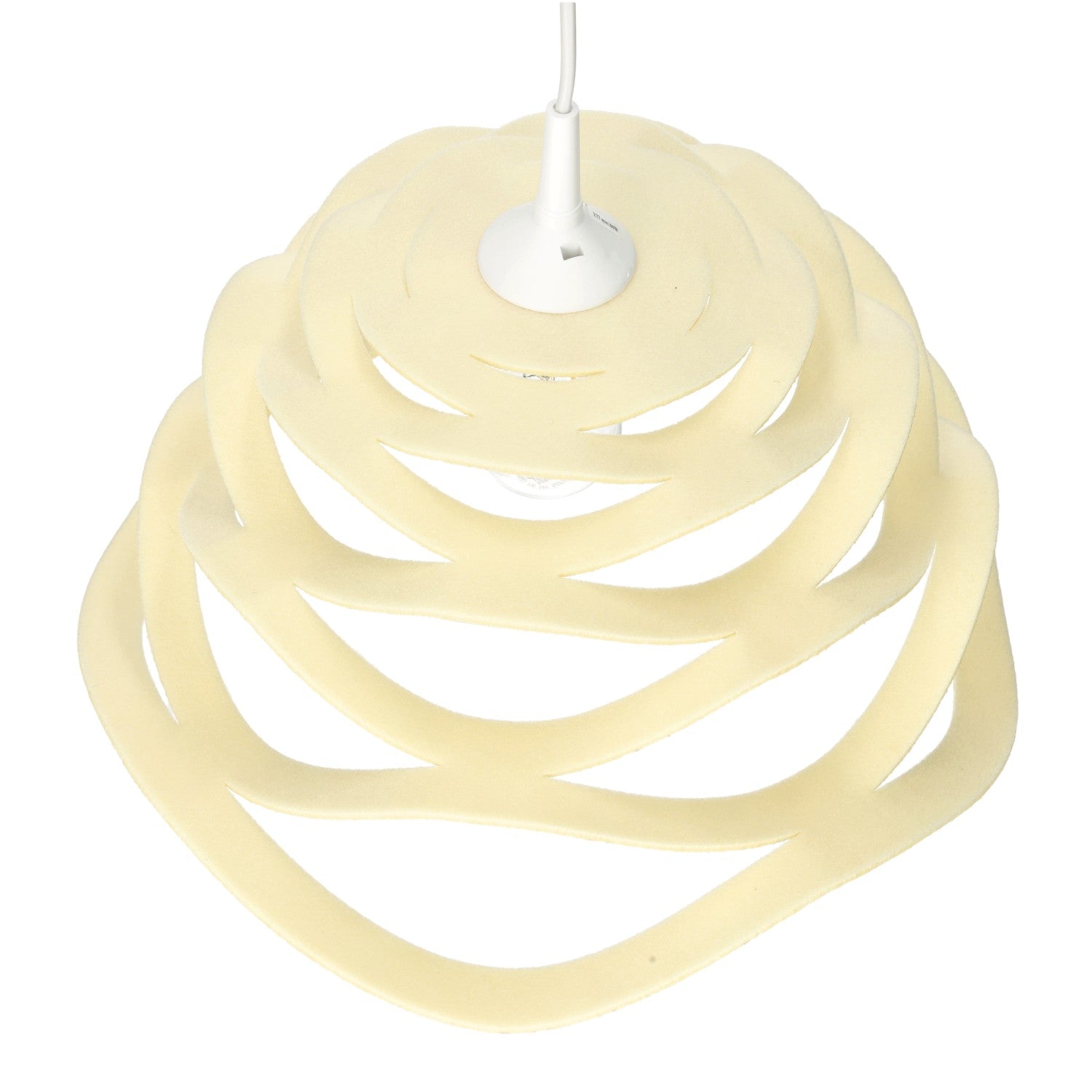 Lampa wisząca biała ZWIS 1 PŁ trzonek E27 1 punkt światła