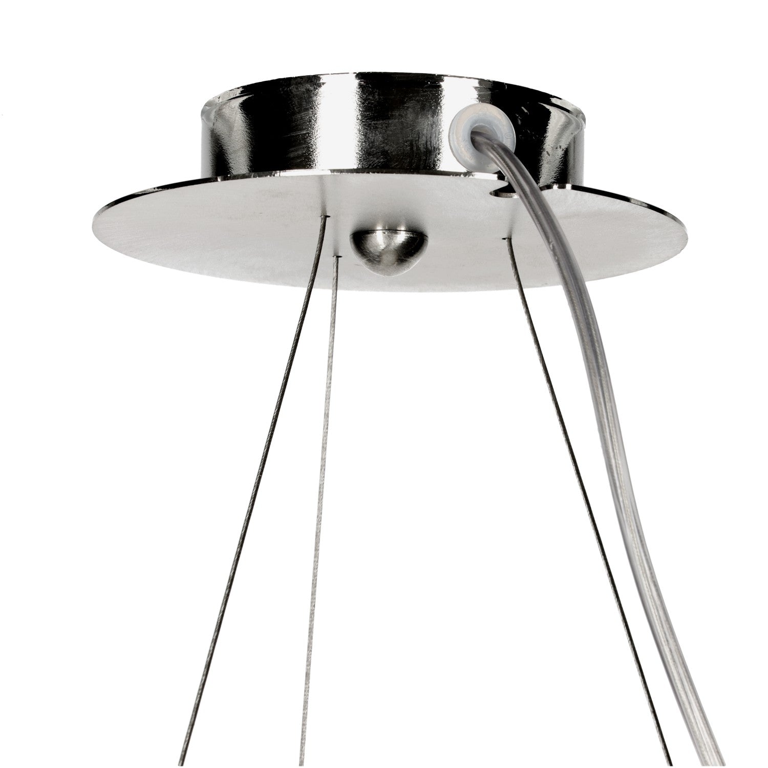 Lampa wisząca okrągła ZWIS 3x23W E27 odcienie brązu REGULOWANA