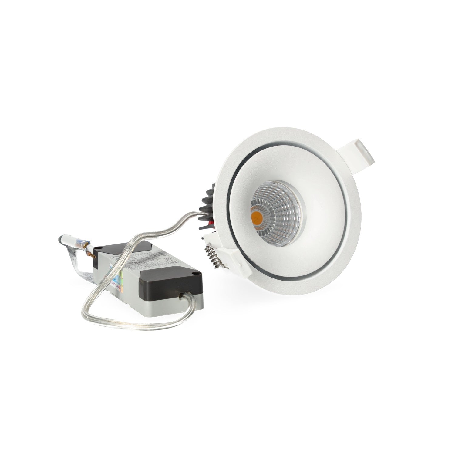 Oprawa Sufitowa Wpuszczana LED 10W Biała do Wbudowania Barwa Ciepła