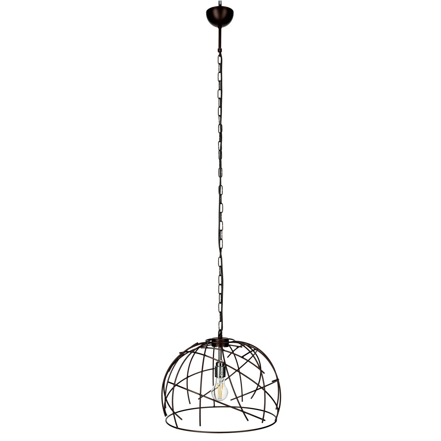 Lampa wisząca miedziana ZWIS 1 PŁ trzonek E27 1 punkt światła