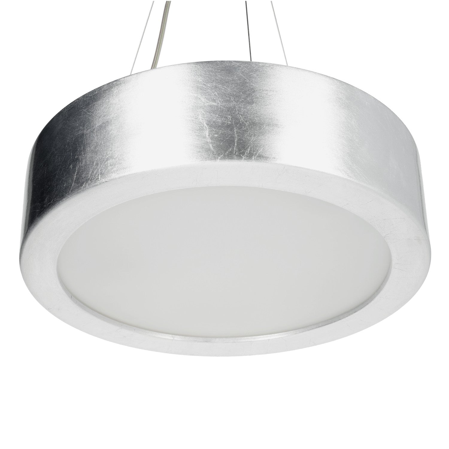 Lampa wisząca SREBRNA ZWIS 2X60W E27 odcienie szarości lampa sufitowa