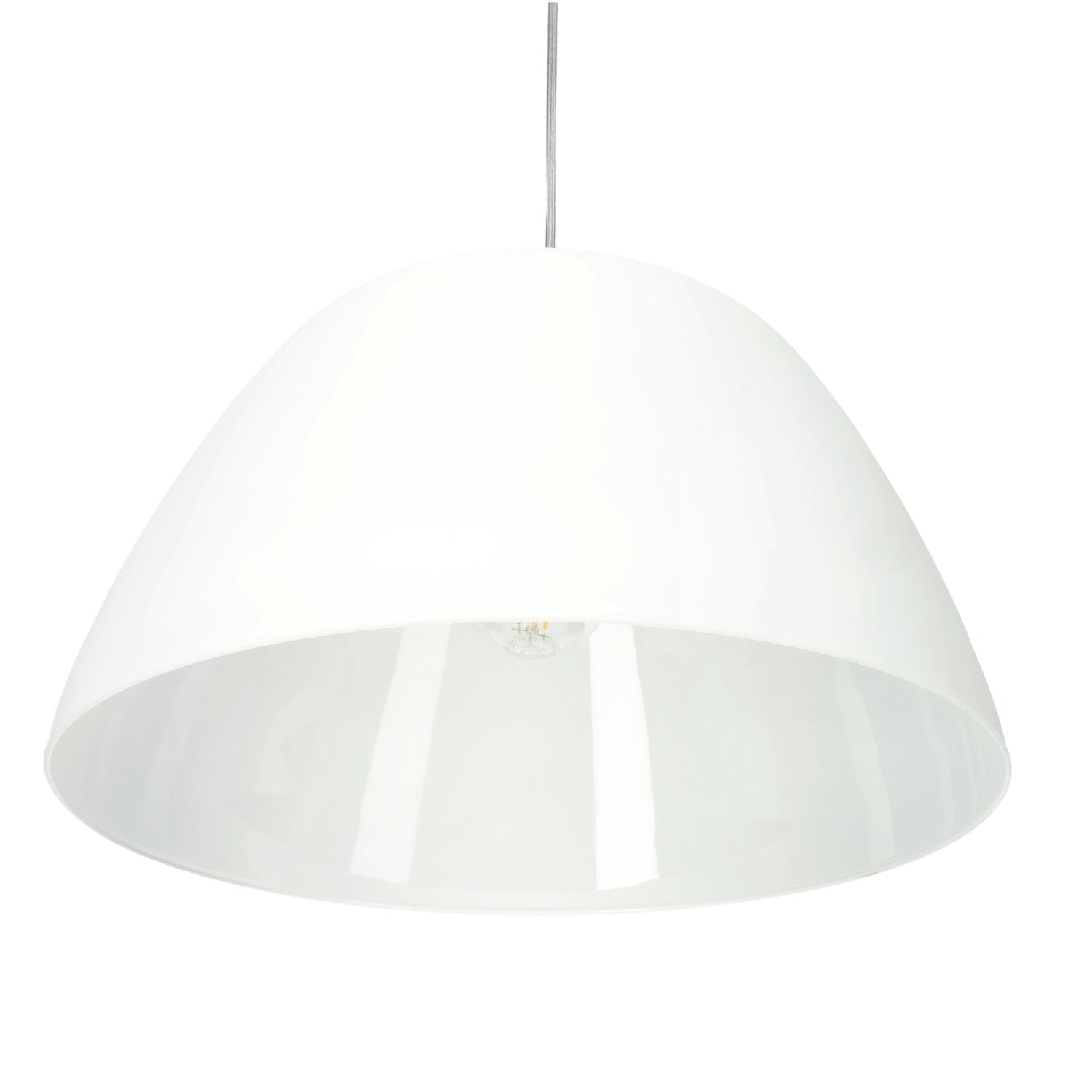 Lampa wisząca ZWIS 1 PŁ. OPAL MAT trzonek E27 1 punkt światła