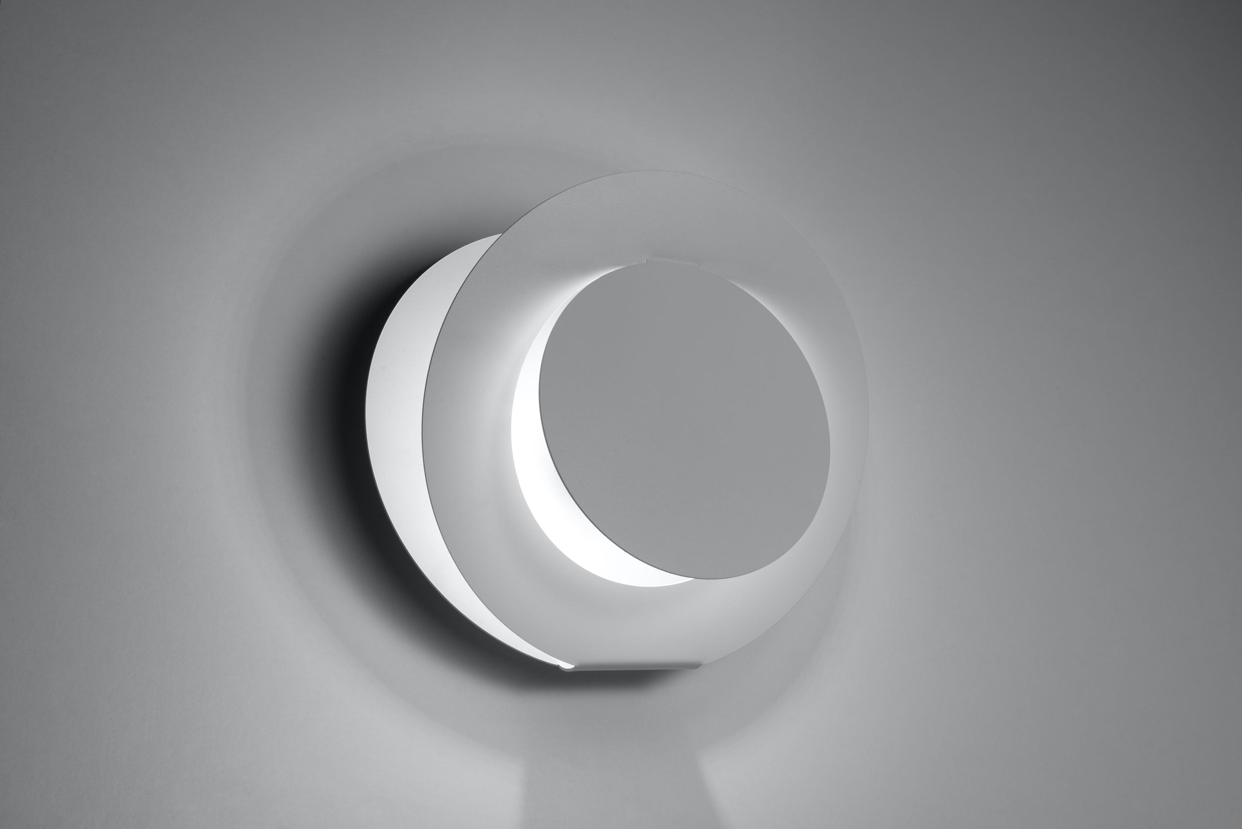 Kinkiet NAZARIA KOŁO Biały G9 minimalistyczny design