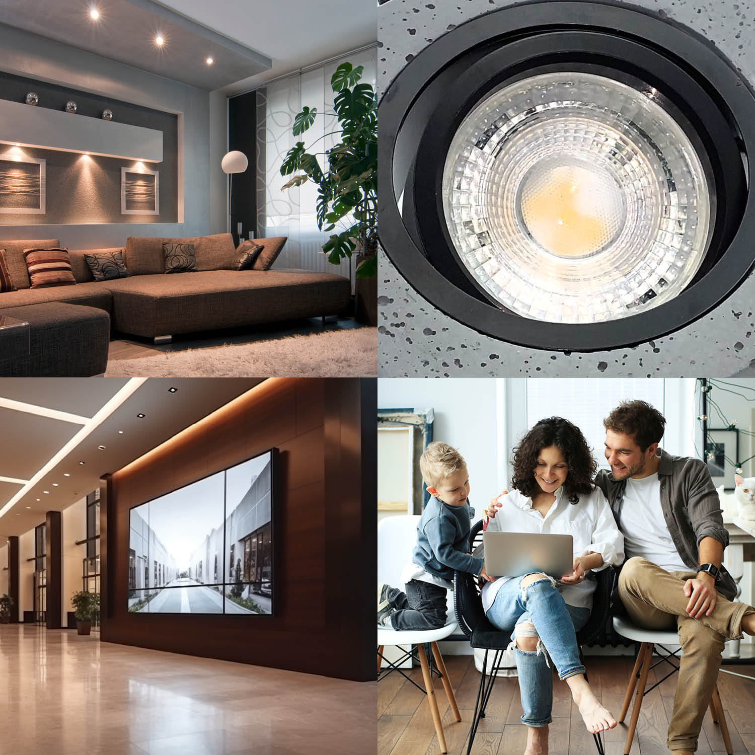 Pierścień ozdobny do opraw BETONPOINT-Q-B SCHWARZ