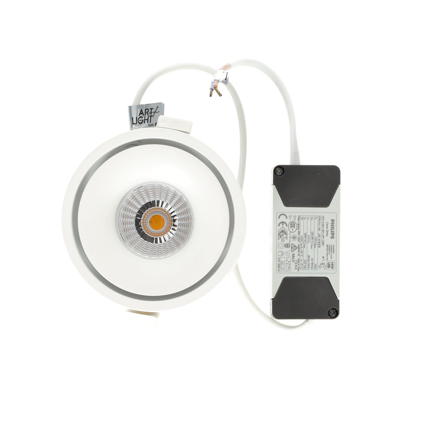 Ruchoma oprawa sufitowa OSLO 10W 3000K barwa ciepłobiała