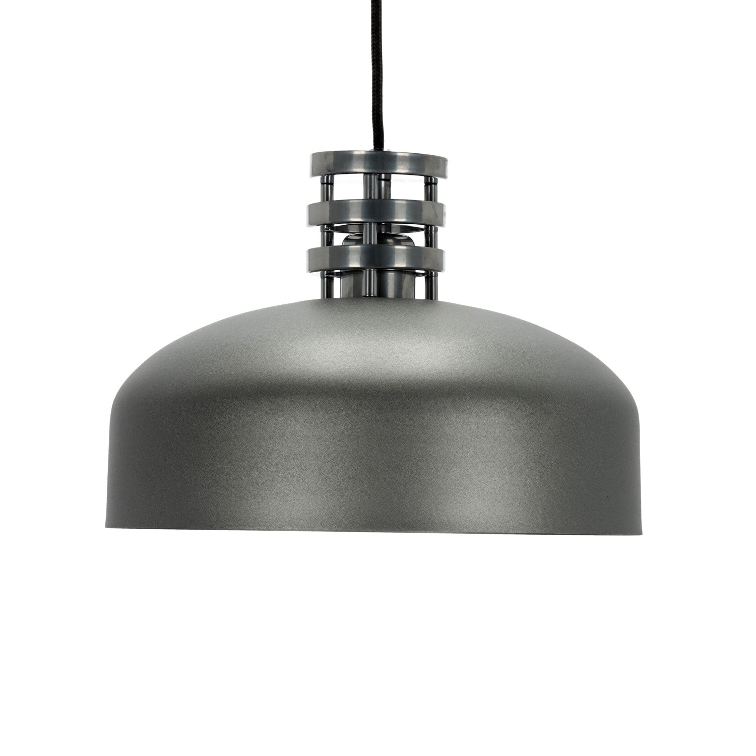 Lampa wisząca metalowa loft srebrna Sigma Lighting WAWA spirala