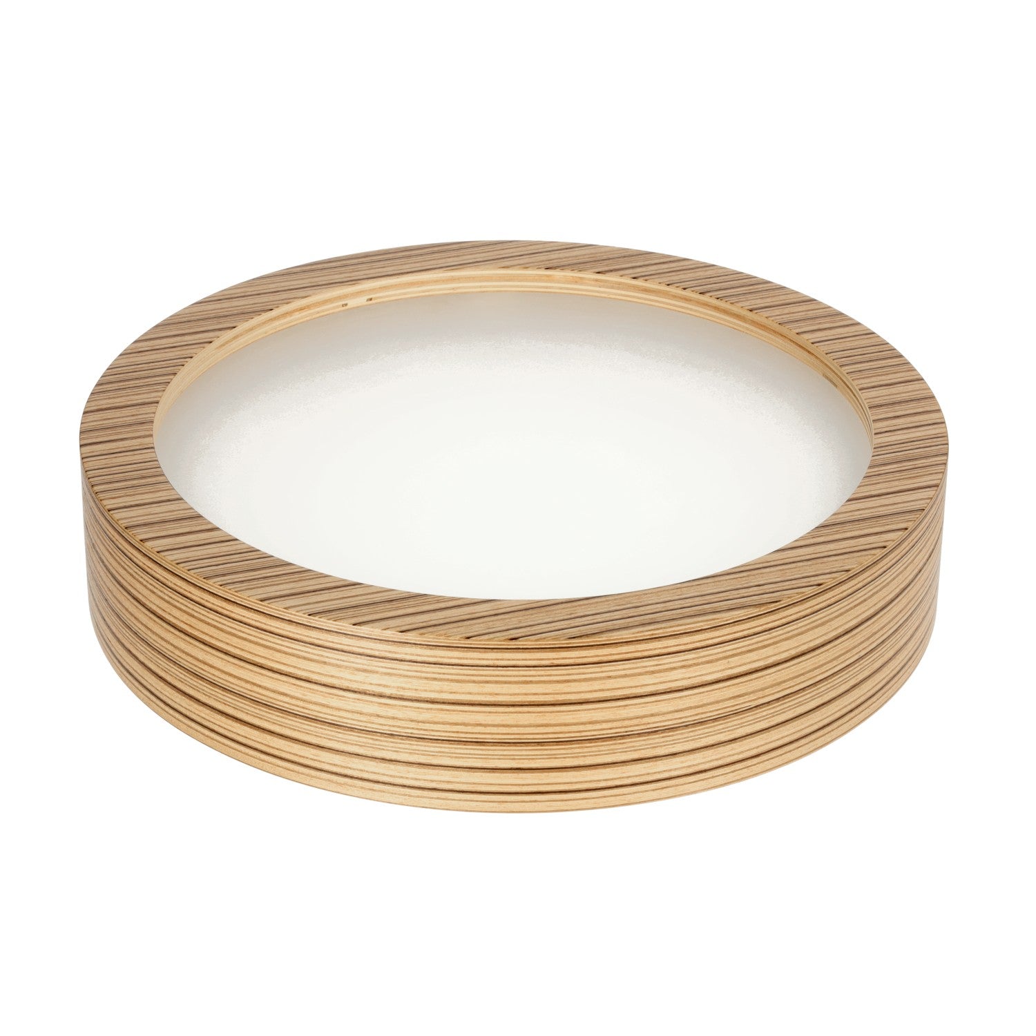 Okrągły PLAFON trzonek E27 2x23W odcienie brązu lampa sufitowa