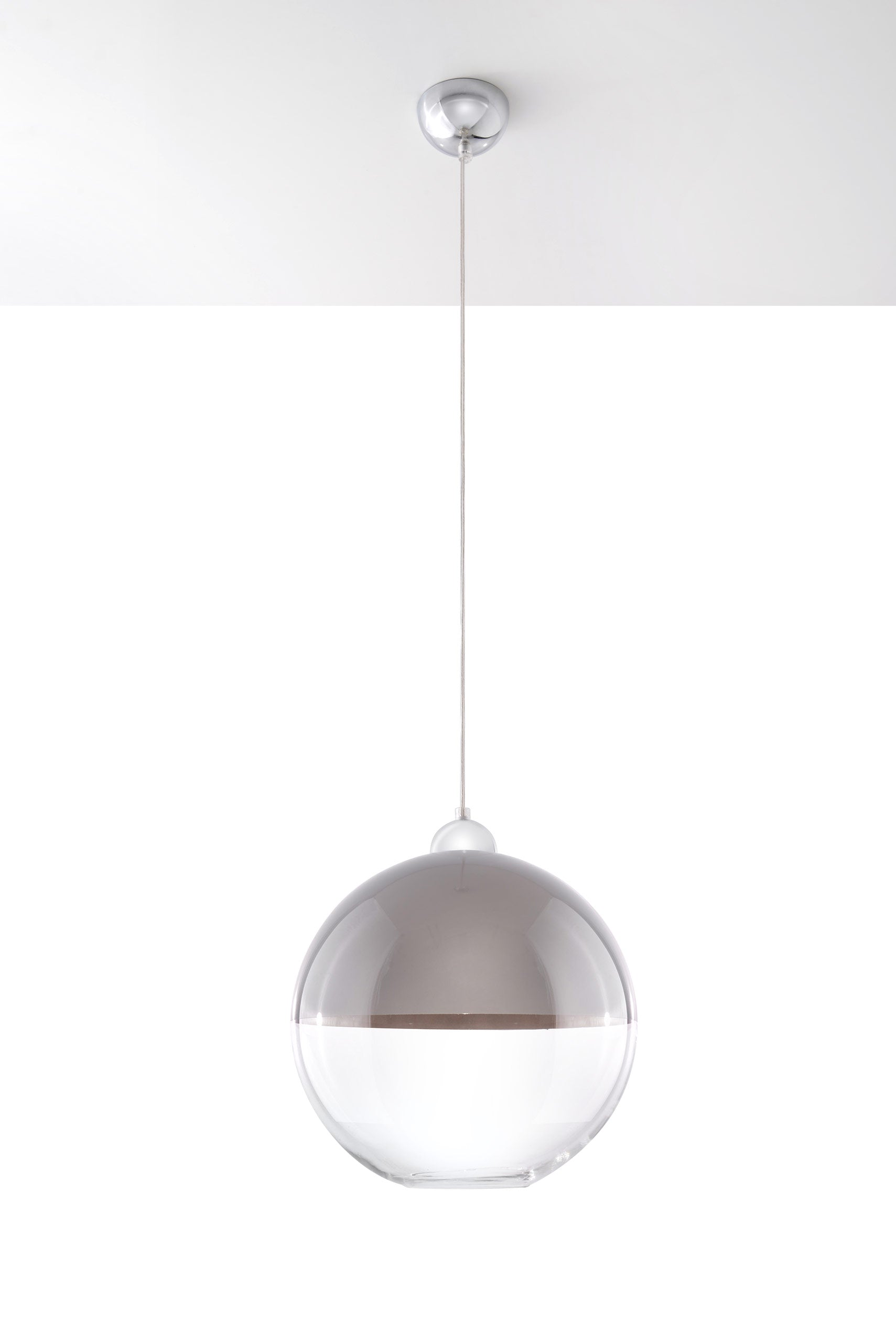 Lampa wisząca GINO szara nowoczesny design