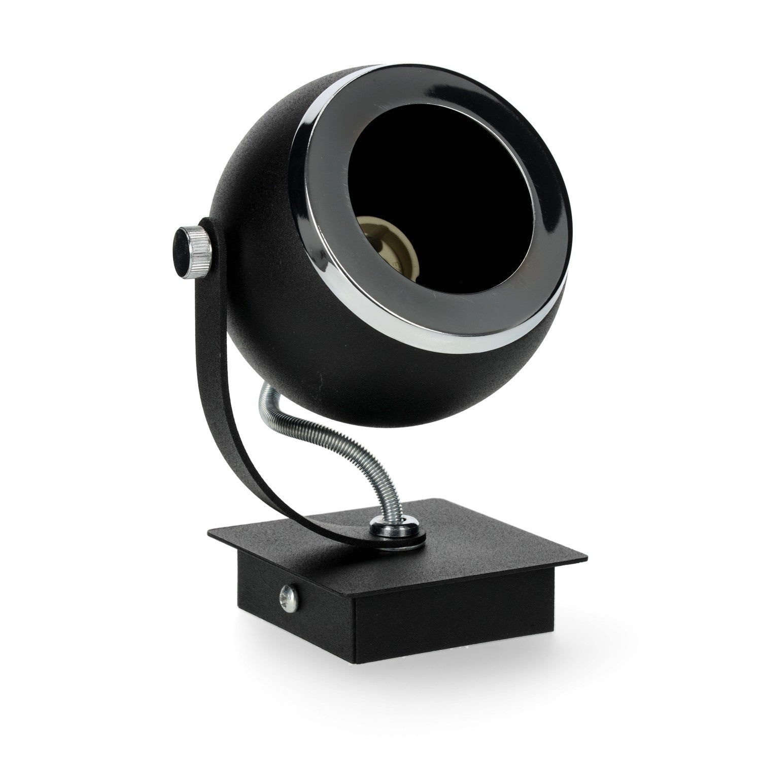 Kinkiet ścienny CZARNY podsufitowy trzonek GU10 1 punkt światła