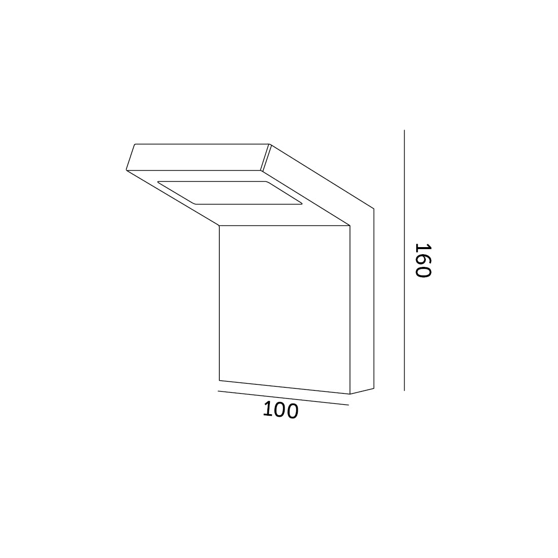 Kinkiet ścienny LED INDUO K 10W barwa neutralna 4000K LAMPA OGRODOWA ledowa