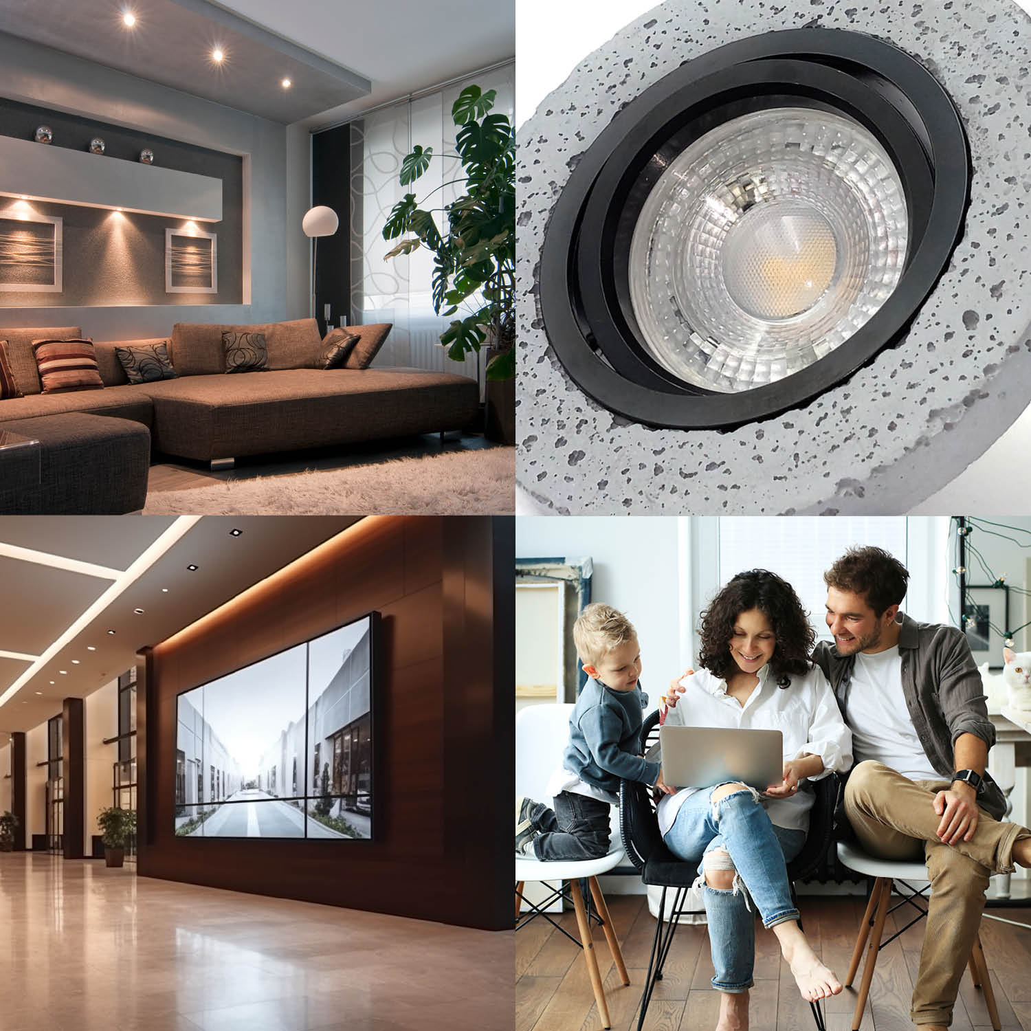 Pierścień ozdobny do opraw BARI ROUND CZARNY