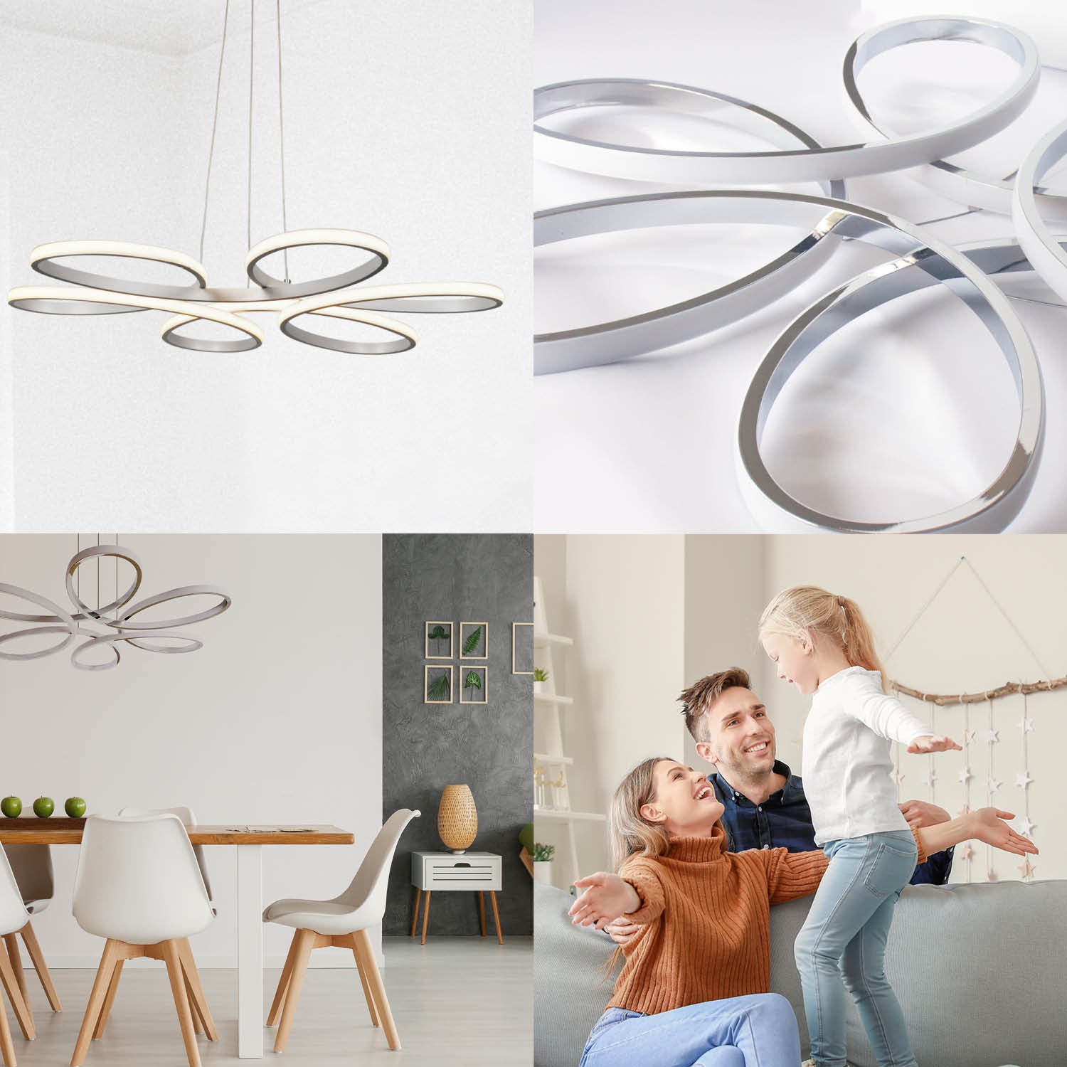 Lampa wisząca GRANADA LED barwa neutralna biała