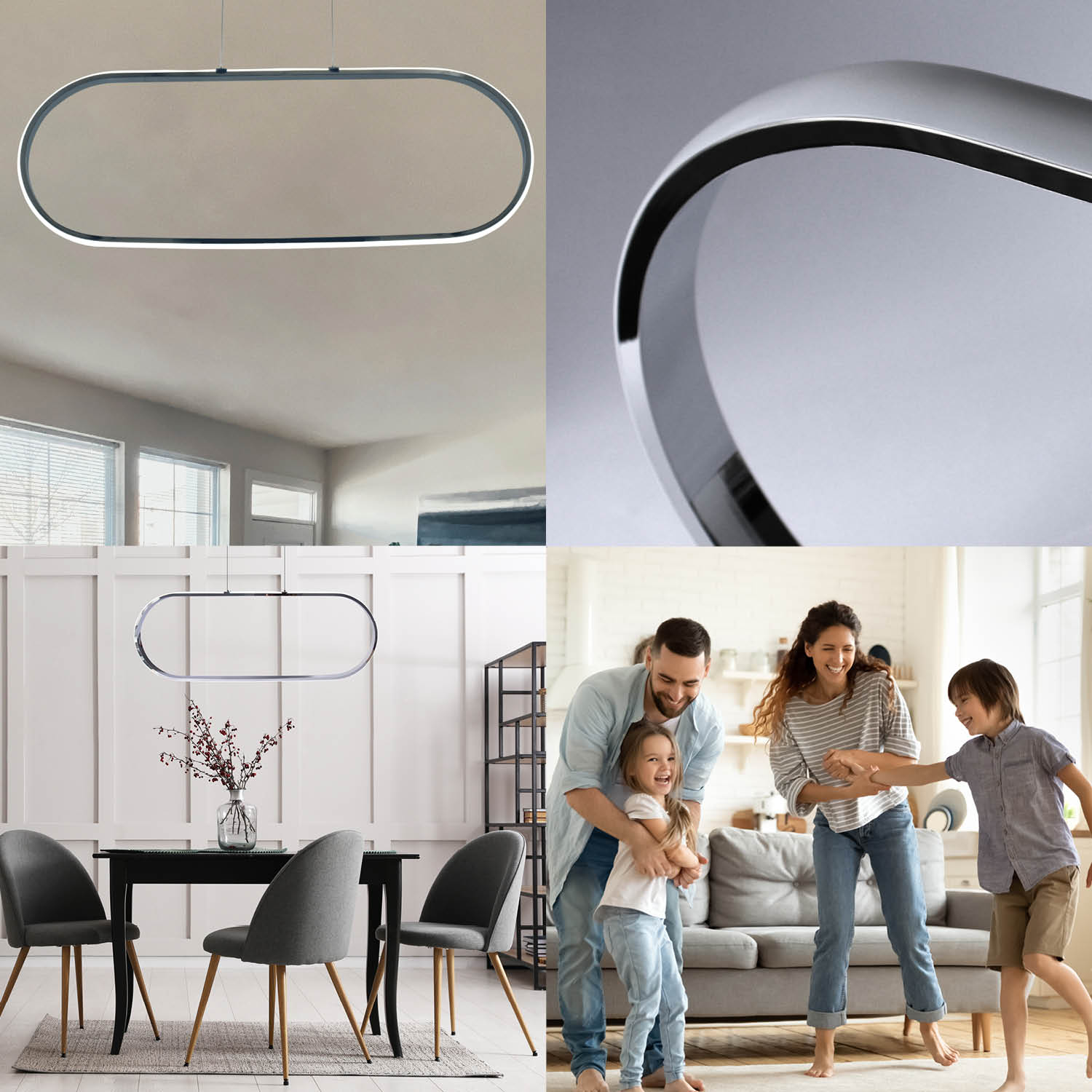 Lampa wisząca KORA LED barwa neutralna biała