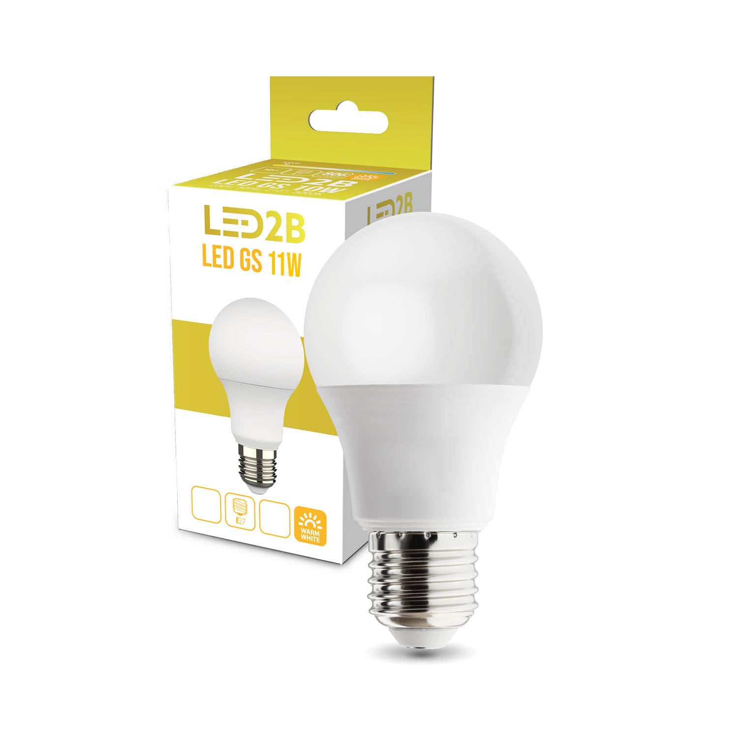 Żarówka LED GS 11W E27 barwa ciepłobiała
