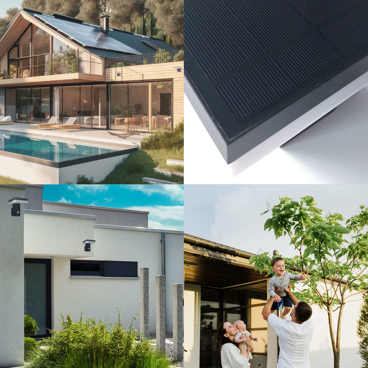 Zestaw 2x lampa ogrodowa LED SOLARIS 2 5,5W barwa NEUTRALNA