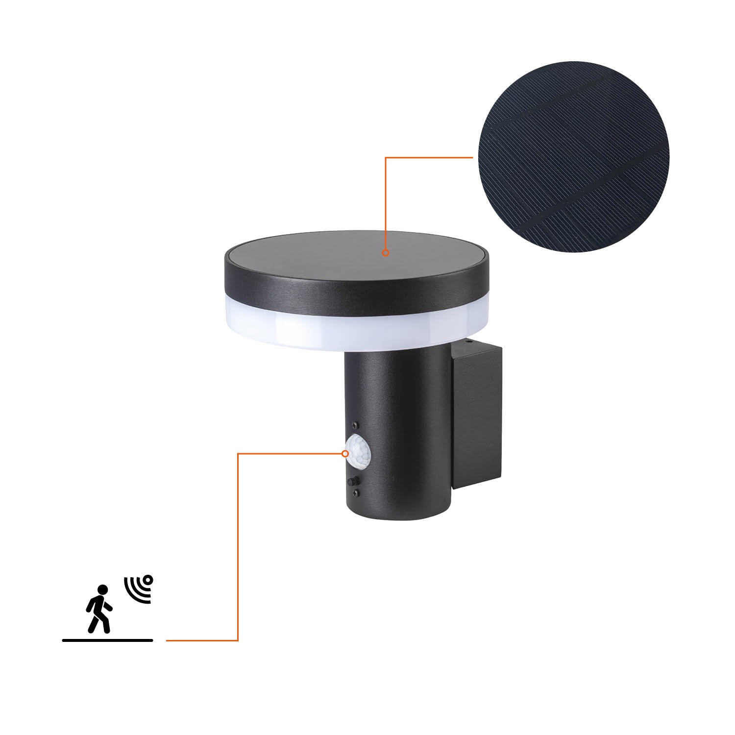 Zestaw 2x lampa ogrodowa LED SOLARIS 3 5,5W barwa NEUTRALNA