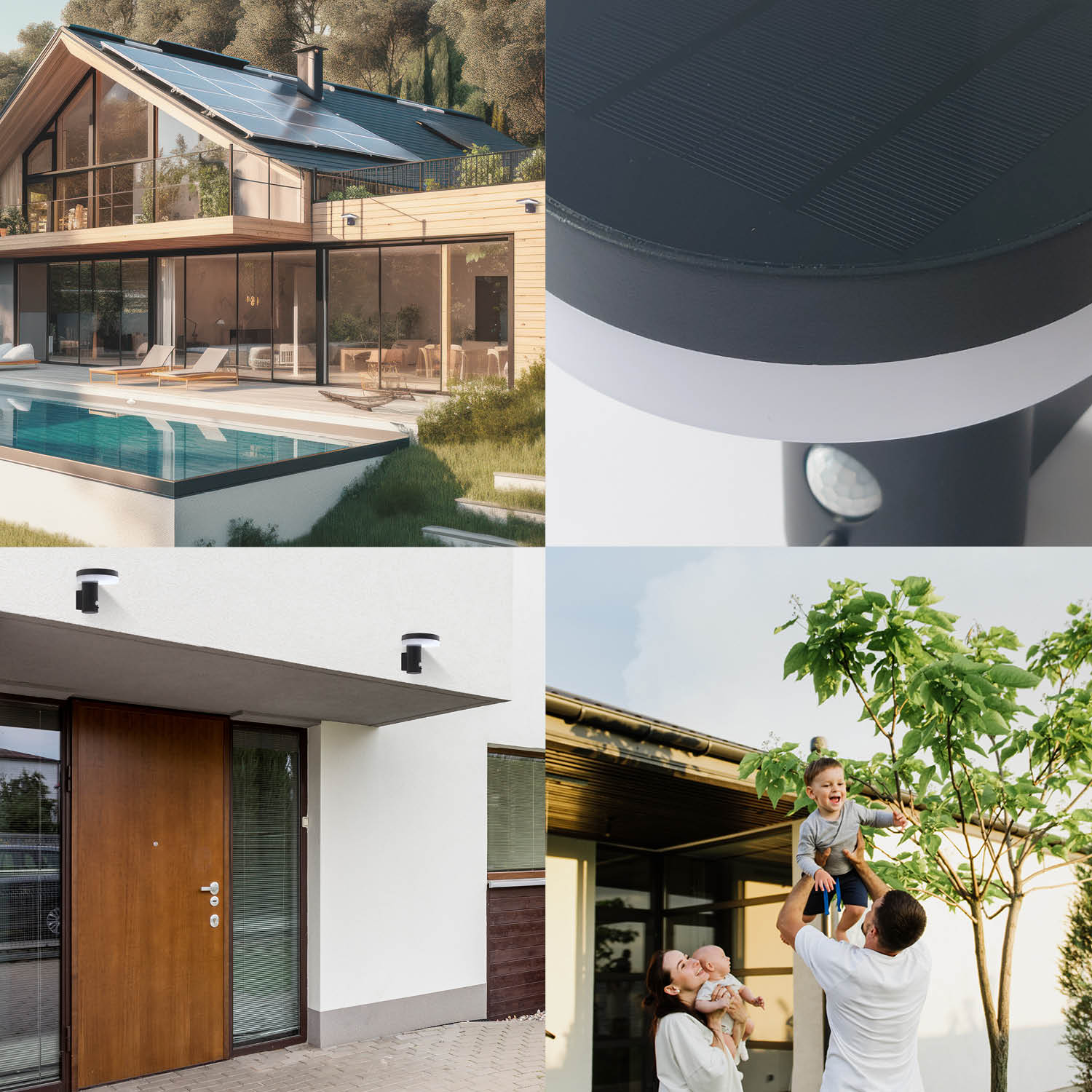 Zestaw 4x lampa ogrodowa LED SOLARIS 3 5,5W barwa NEUTRALNA