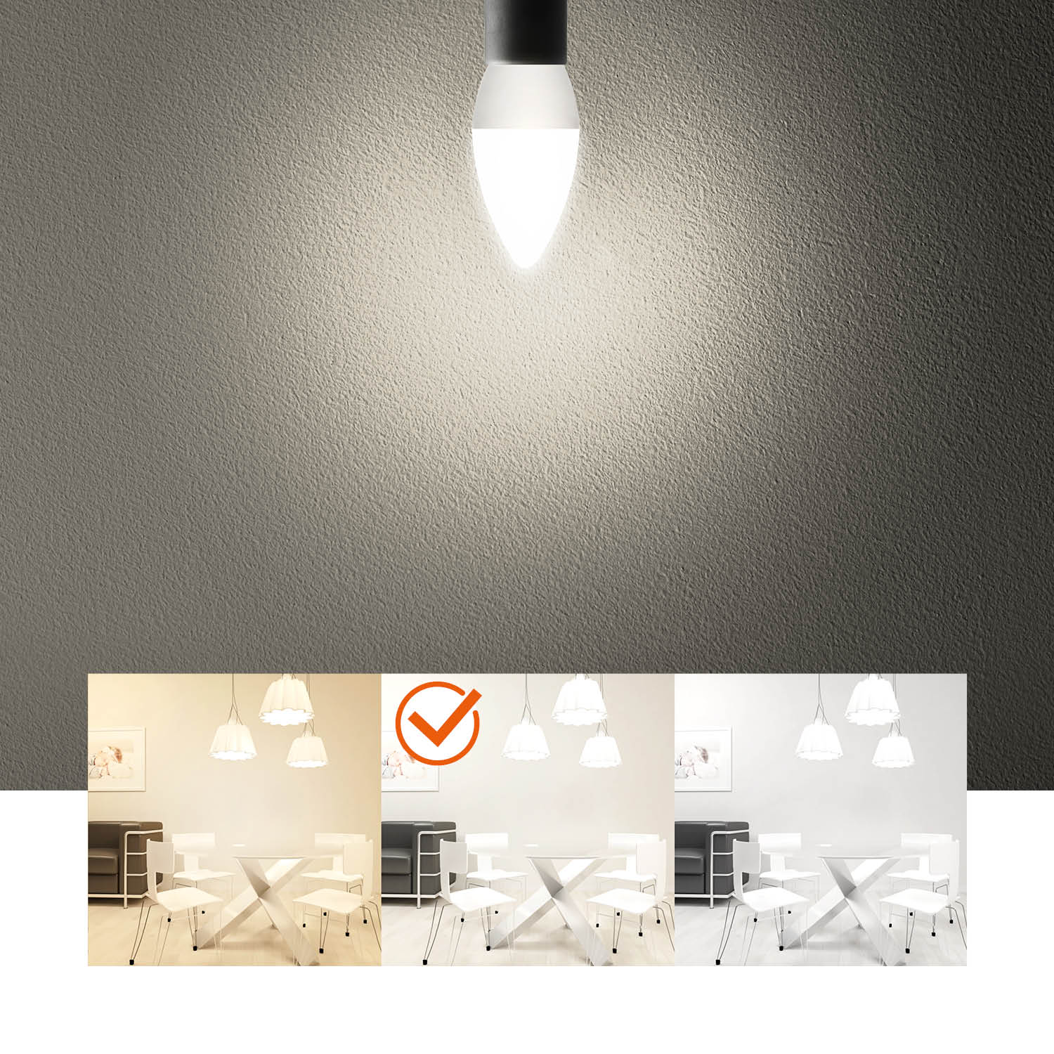 Żarówka LED SW 1,5W E14 barwa neutralna biała