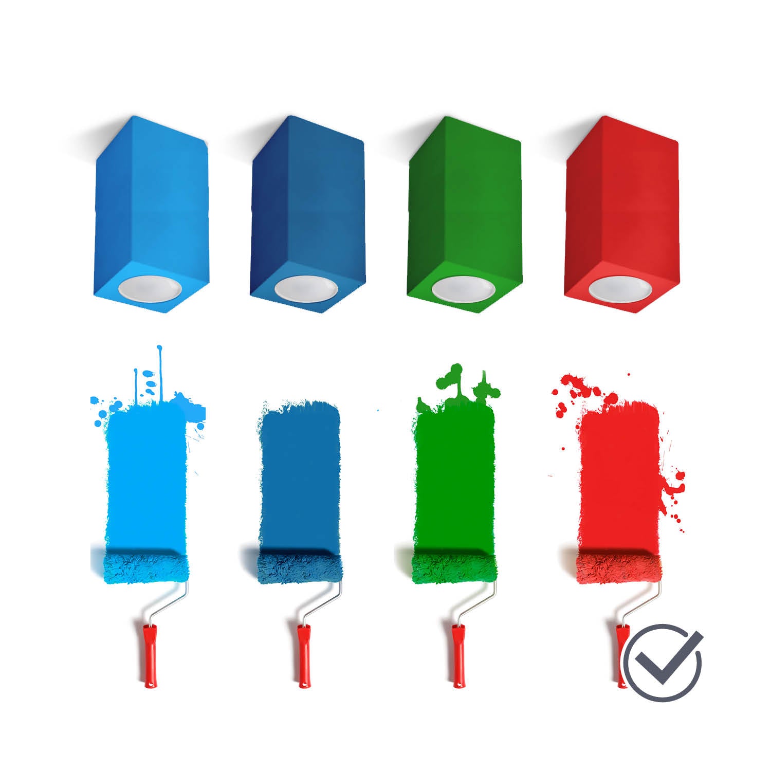 Oprawa CELLO 1XGU10 wymiary