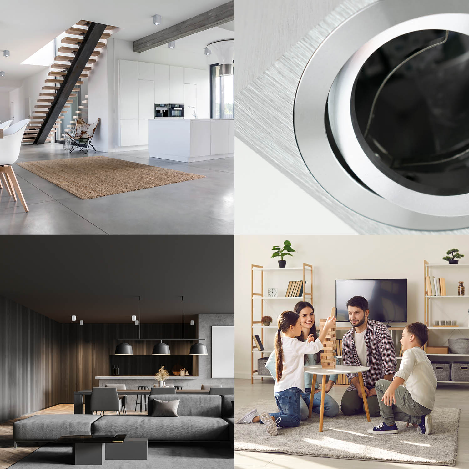 Oprawa do nabudowania OH37 L chrom