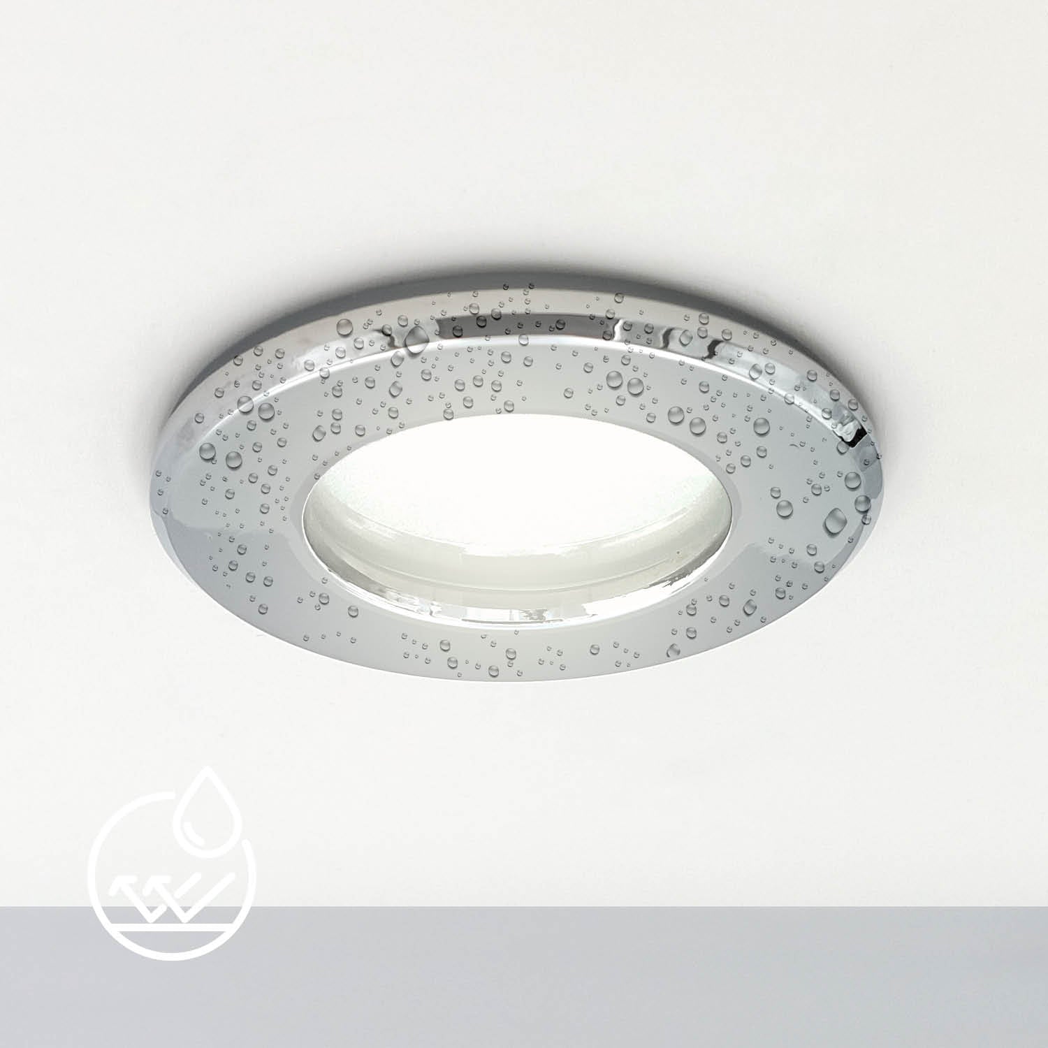 Zestaw 6x pierścień ozdobny OH34 chrom