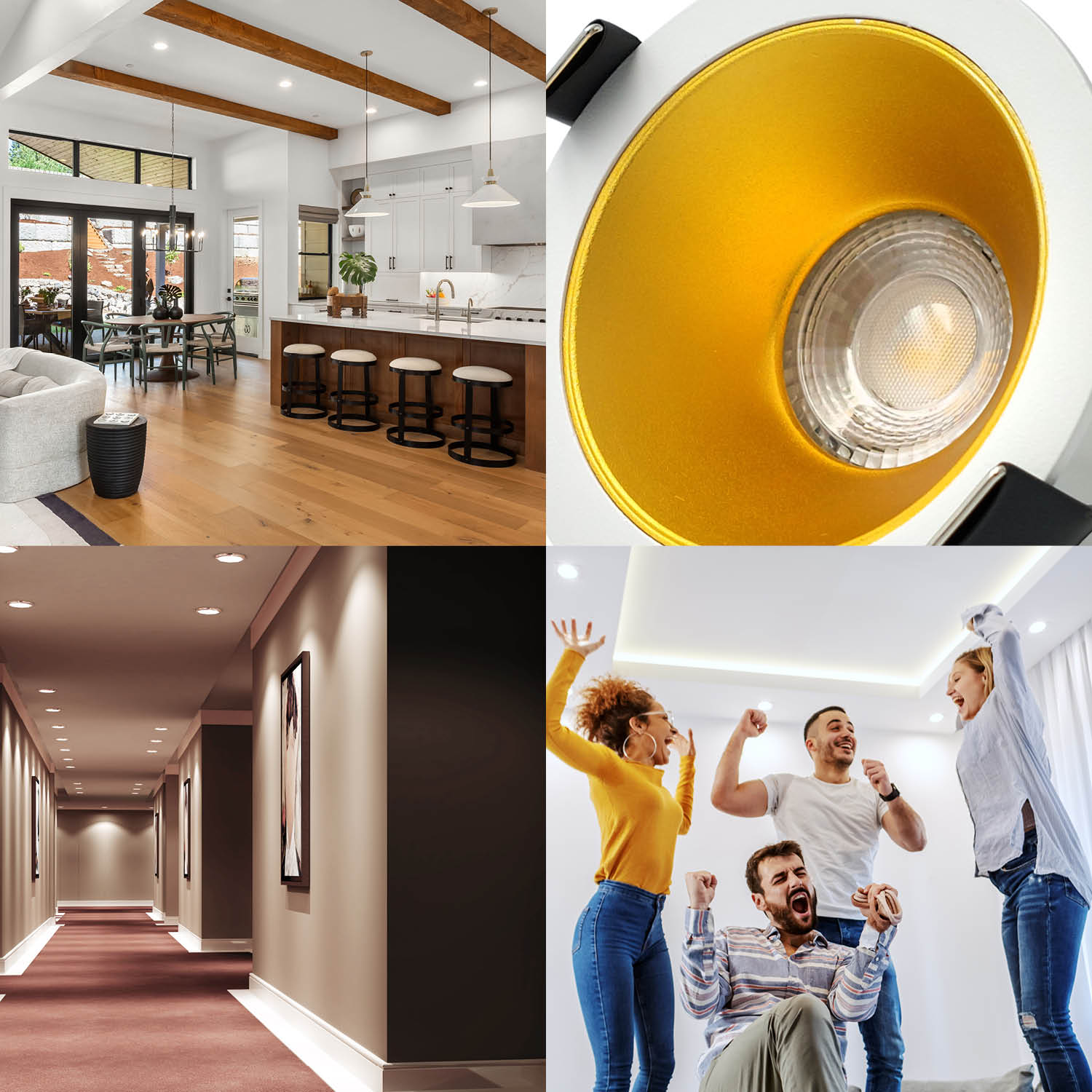 Pierścień ozdobny do opraw SIENA złoty