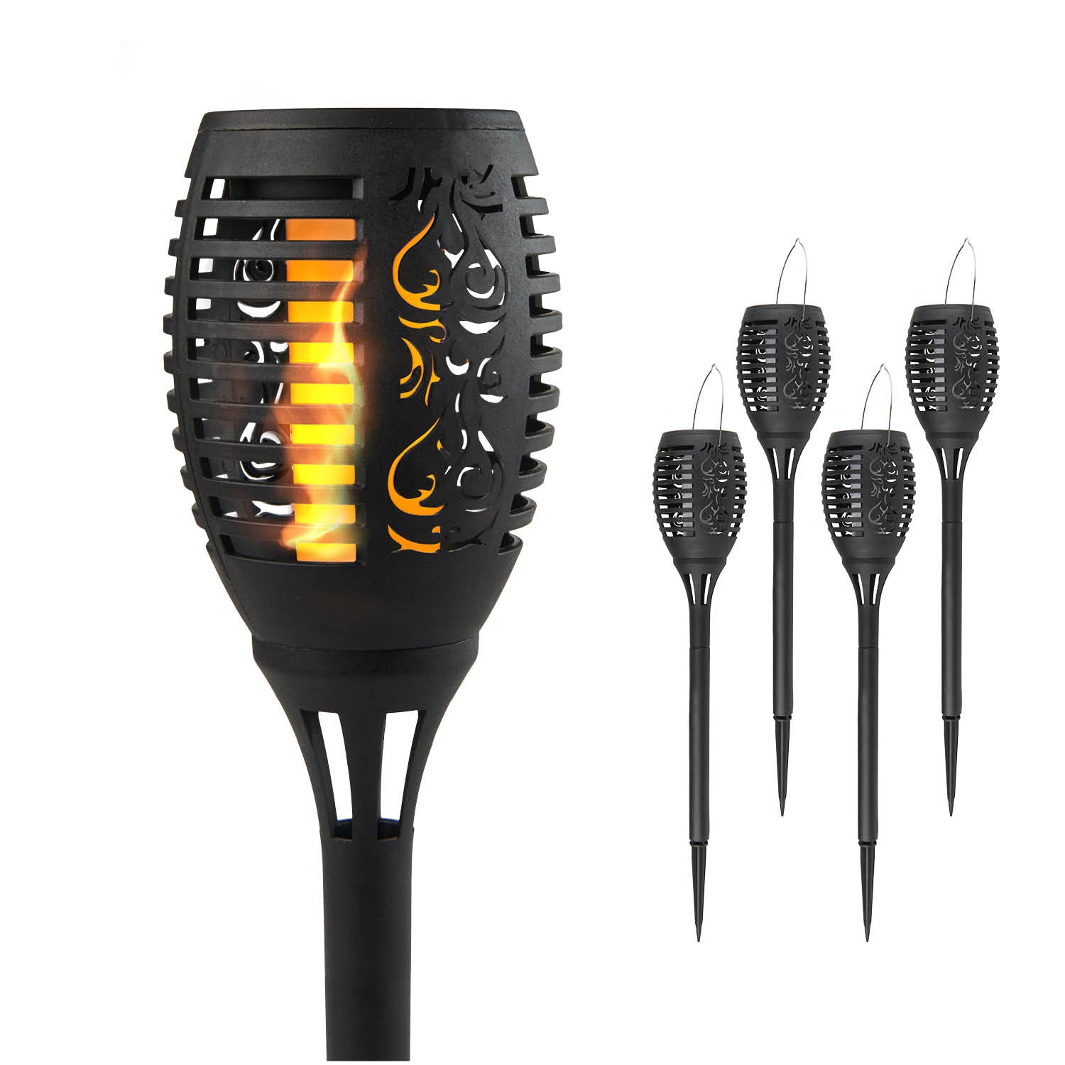 Zestaw 4x Solar LED SPARKLE 0,12W barwa CIEPŁOBIAŁA