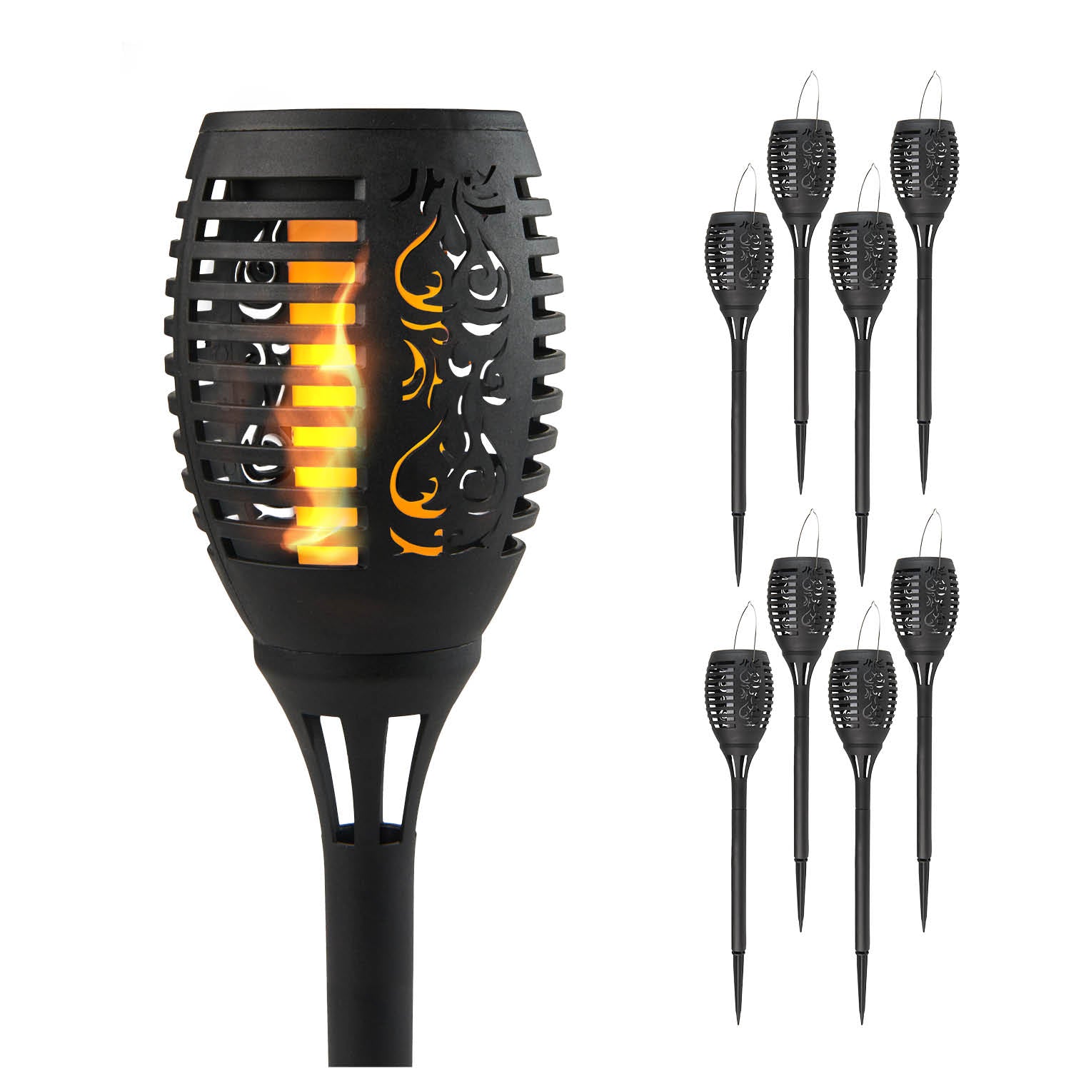 Zestaw 8x Solar LED SPARKLE 0,12W barwa CIEPŁOBIAŁA